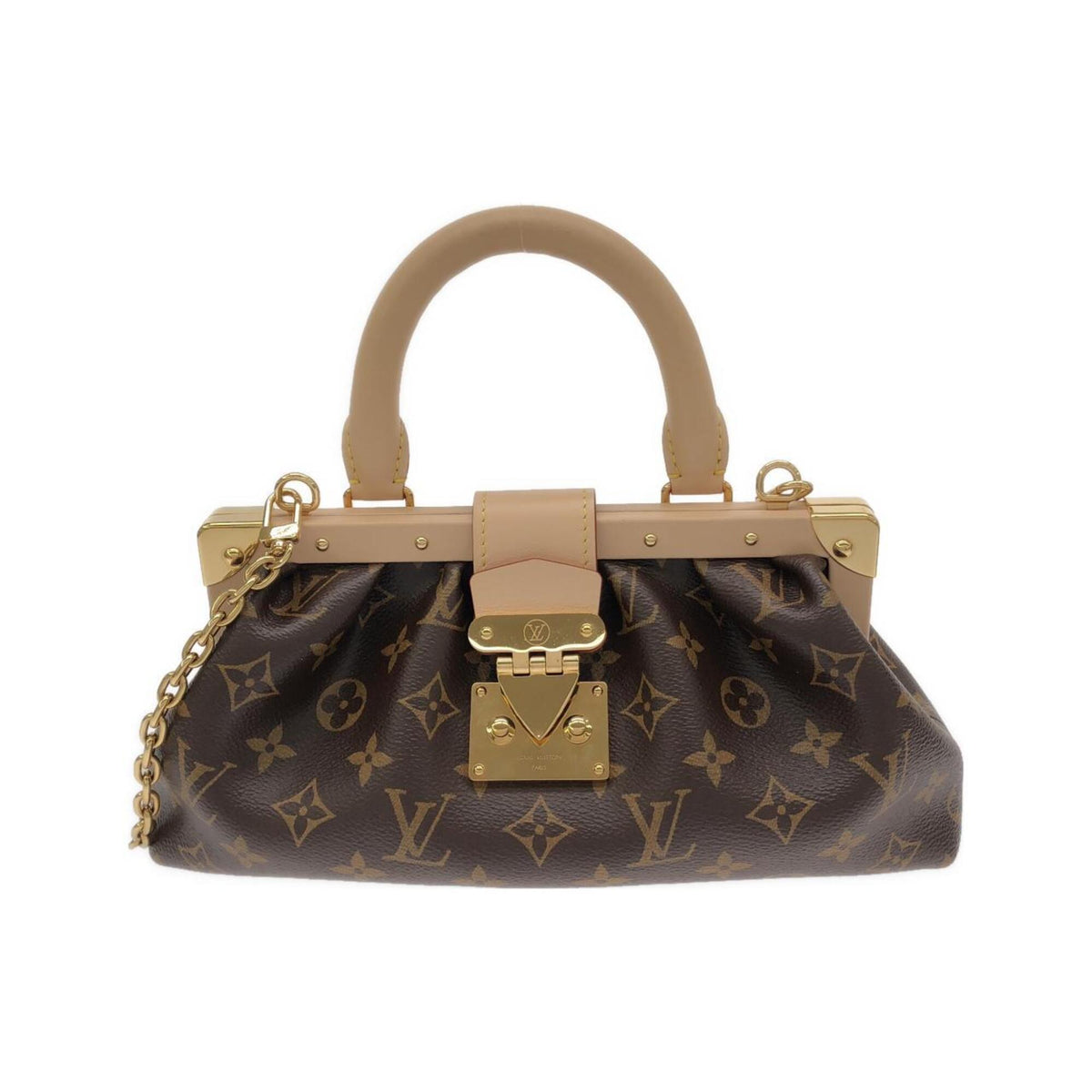 Louis Vuitton Marron Coated Canvas Handbag (Pre-Owned)