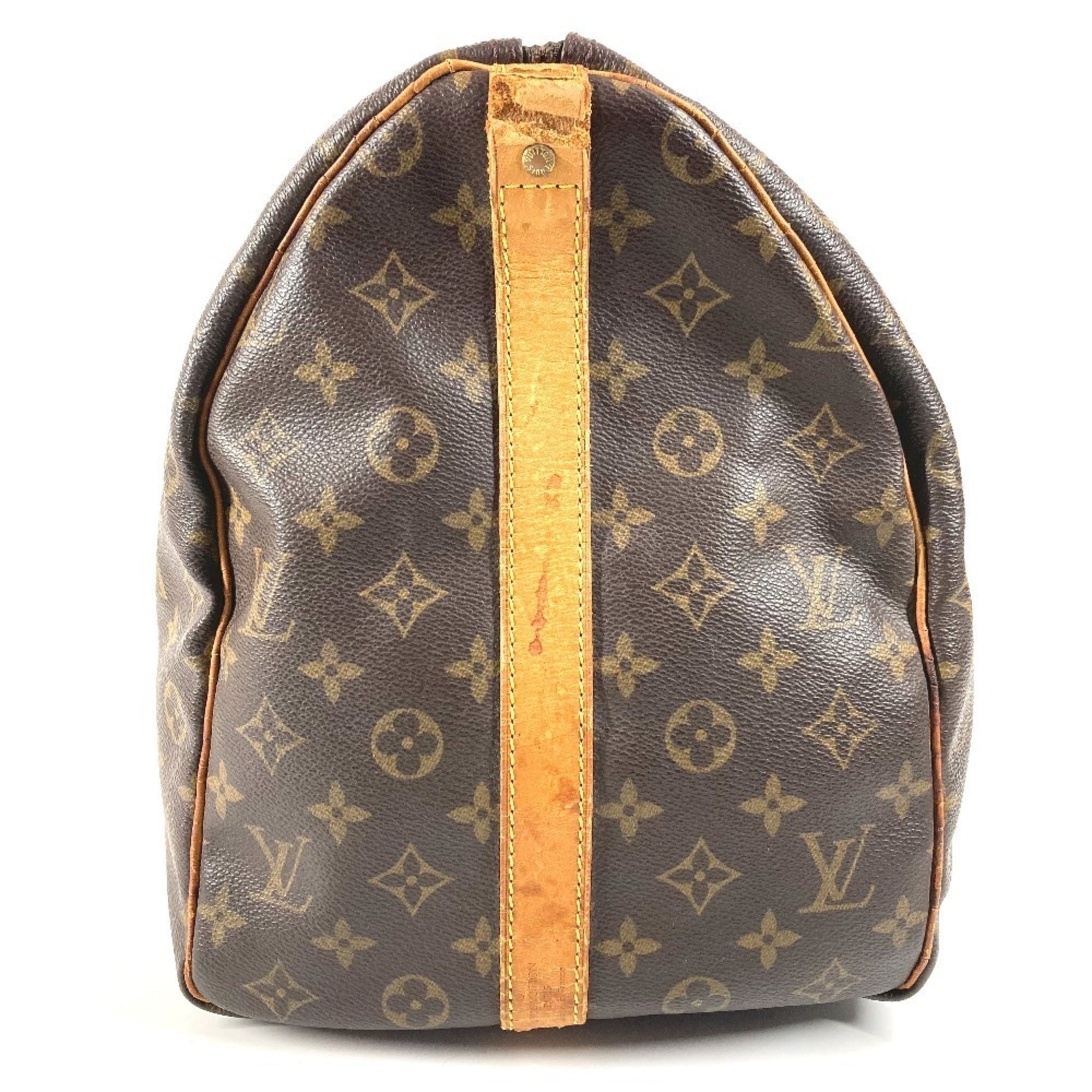 Louis Vuitton Brown Monogram Boston Bag Handbag (Pre-Owned)