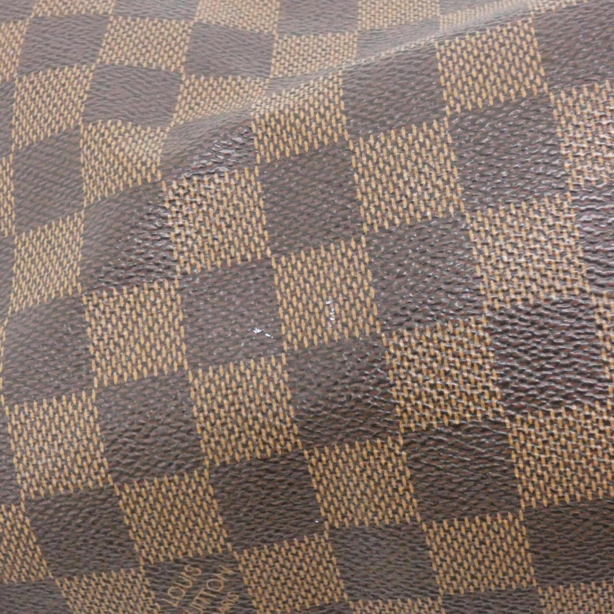 Louis Vuitton Damier Canvas Ebene Coated Canvas Boston Bag (Pre-Owned)