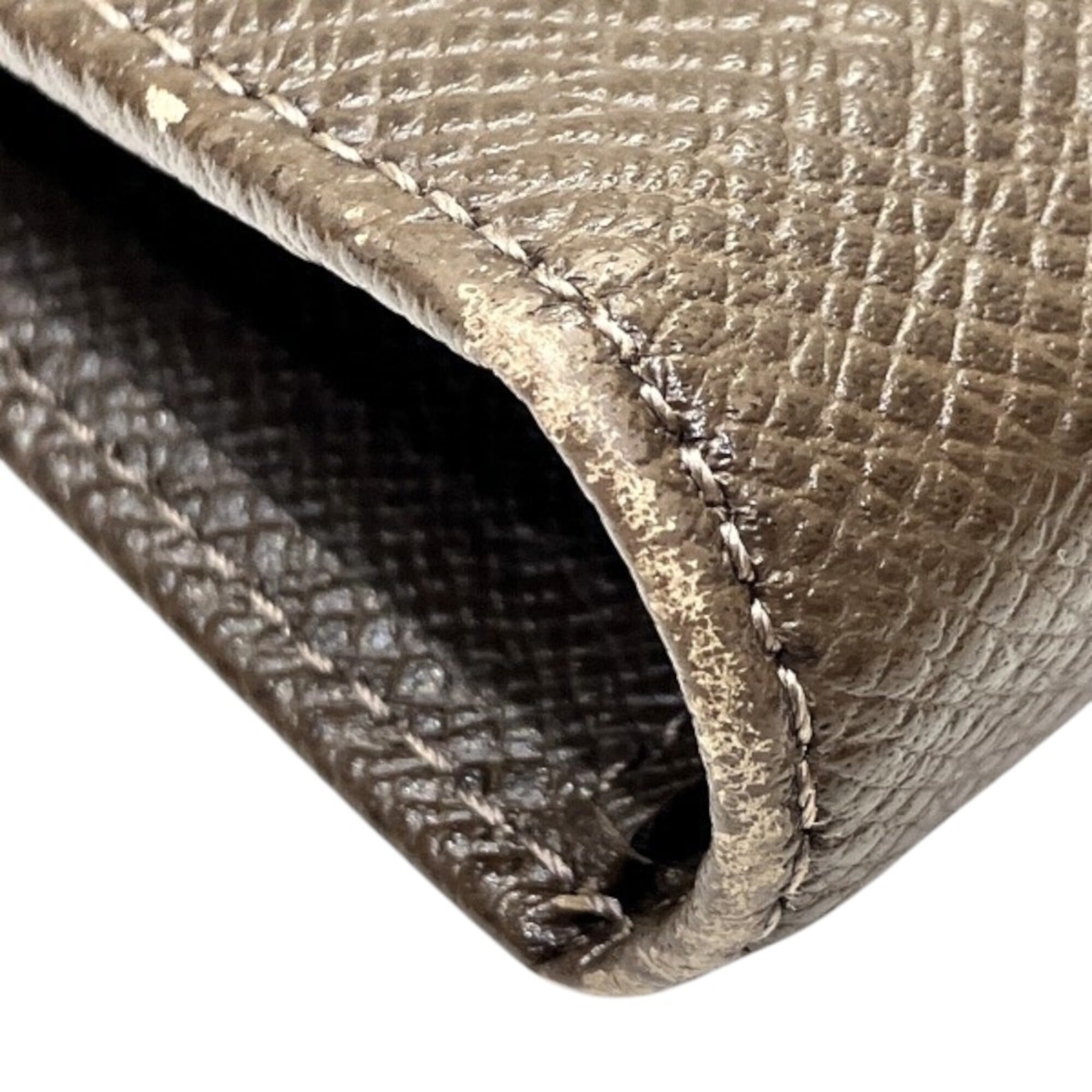 Louis Vuitton Brown Leather Wallet (Bi-Fold) (Pre-Owned)