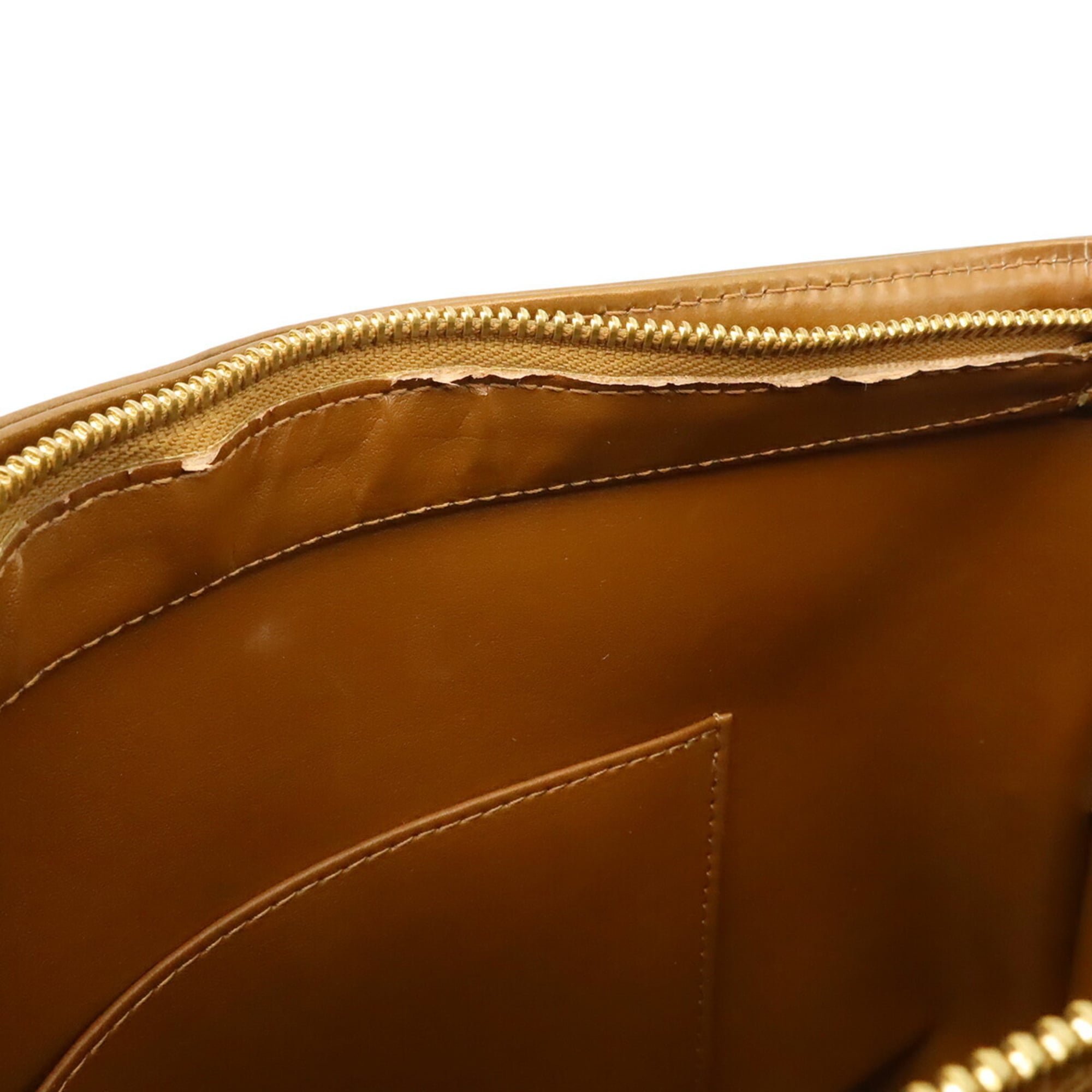 Louis Vuitton Monogram Vernis Bronze Shoulder Bag Tote Bag (Pre-Owned)