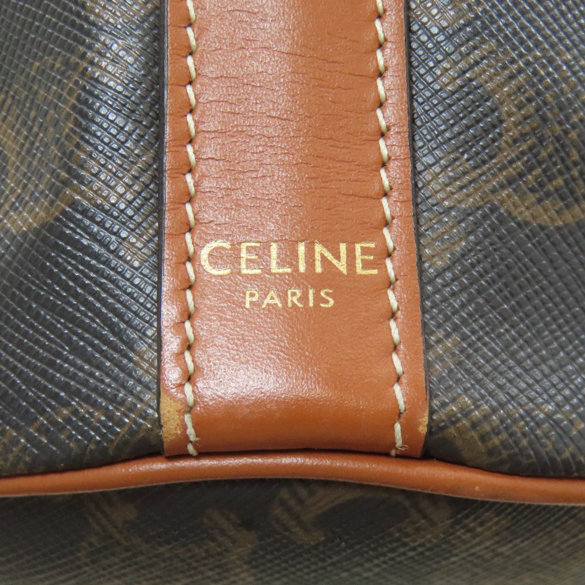 Celine Dark Brown Pvc Shoulder Bag (Pre-Owned)
