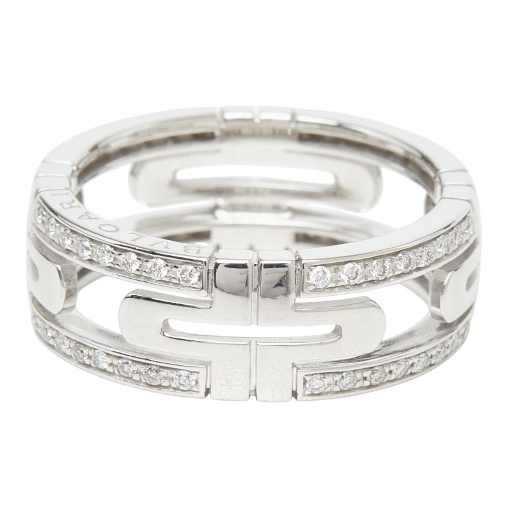 Bvlgari White Gold (18K) Band Ring (Pre-Owned)
