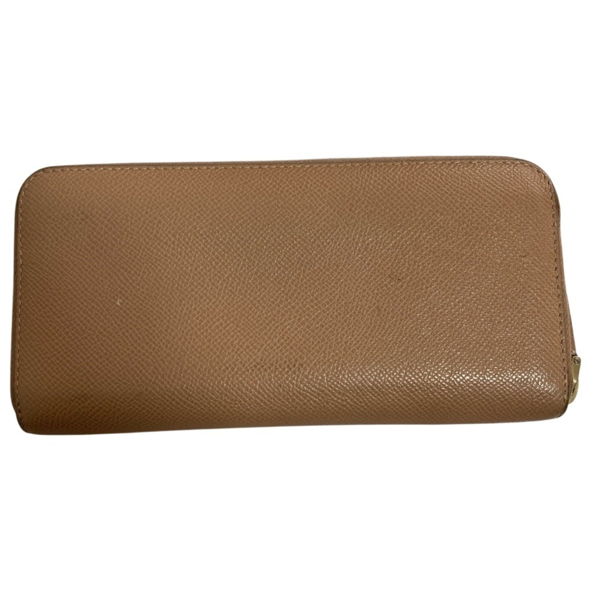 Christian Dior Beige Leather Long Wallet (Bi-Fold) (Pre-Owned)