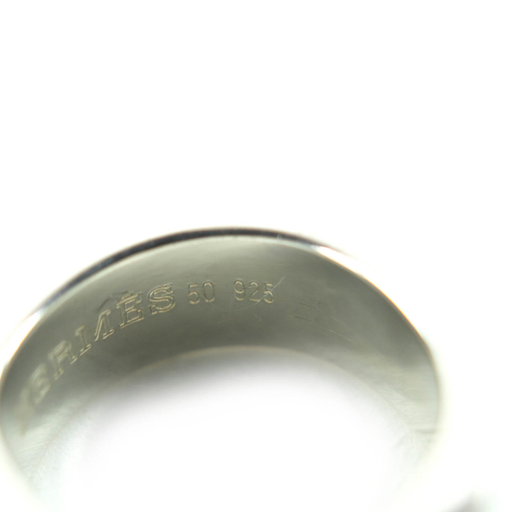 Hermes Gold Silver Silver 925 Band Ring (Pre-Owned)