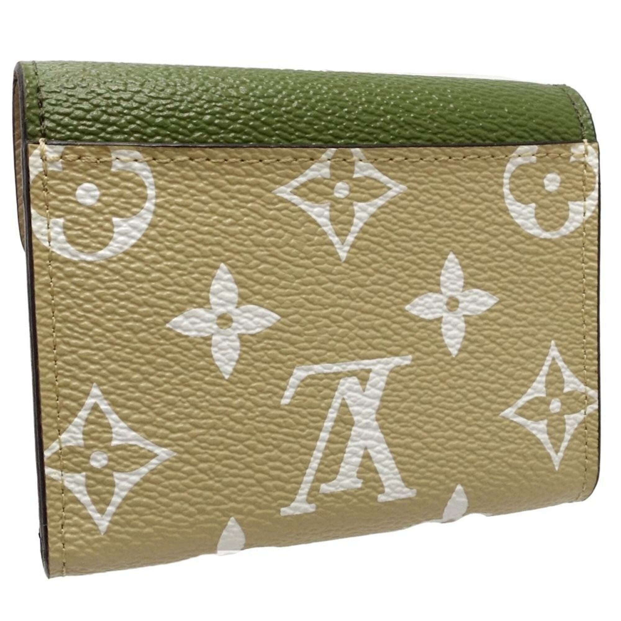 Louis Vuitton Monogram Khaki Monogram Wallet (Tri-Fold) (Pre-Owned)
