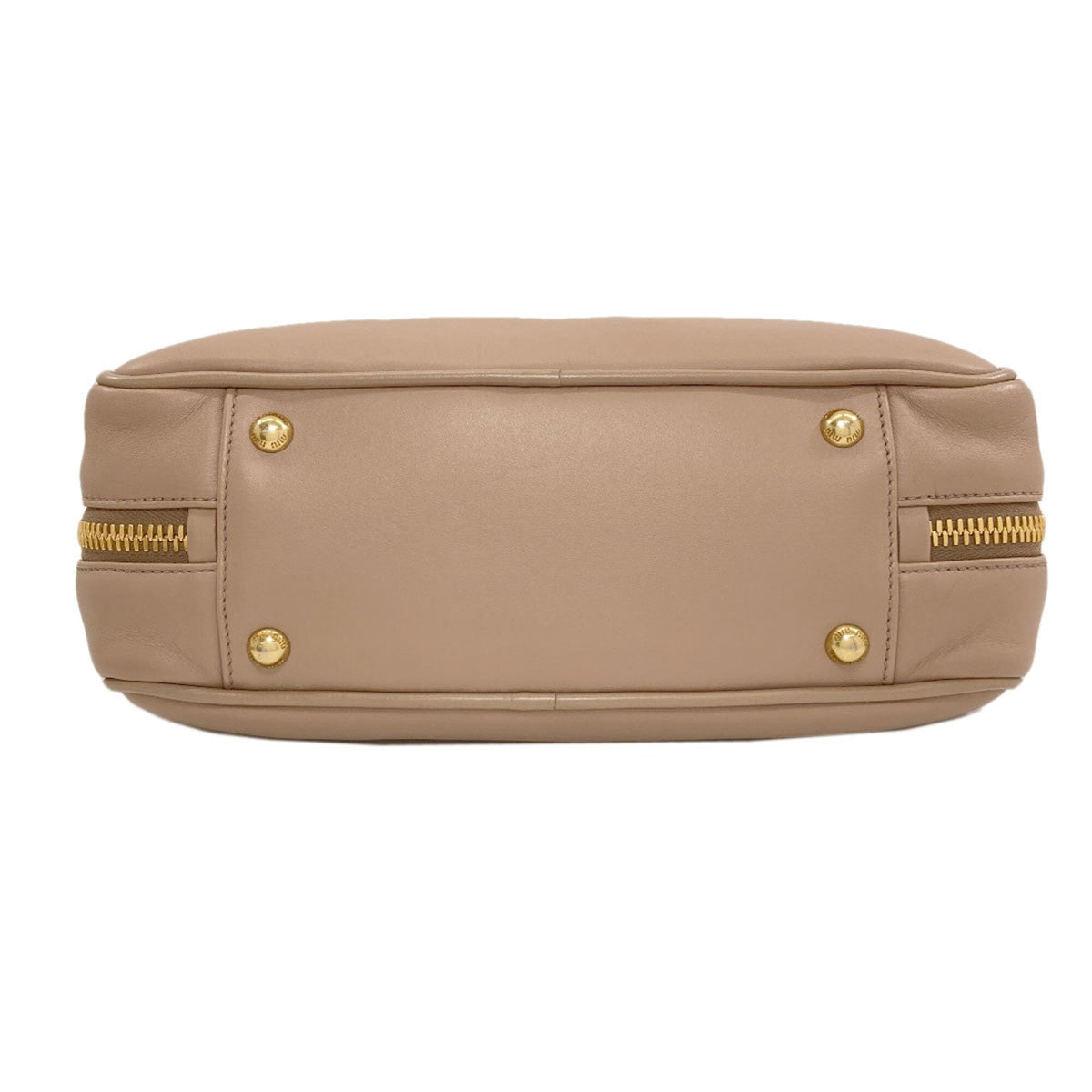 Miu Miu Beige Leather Handbag (Pre-Owned)