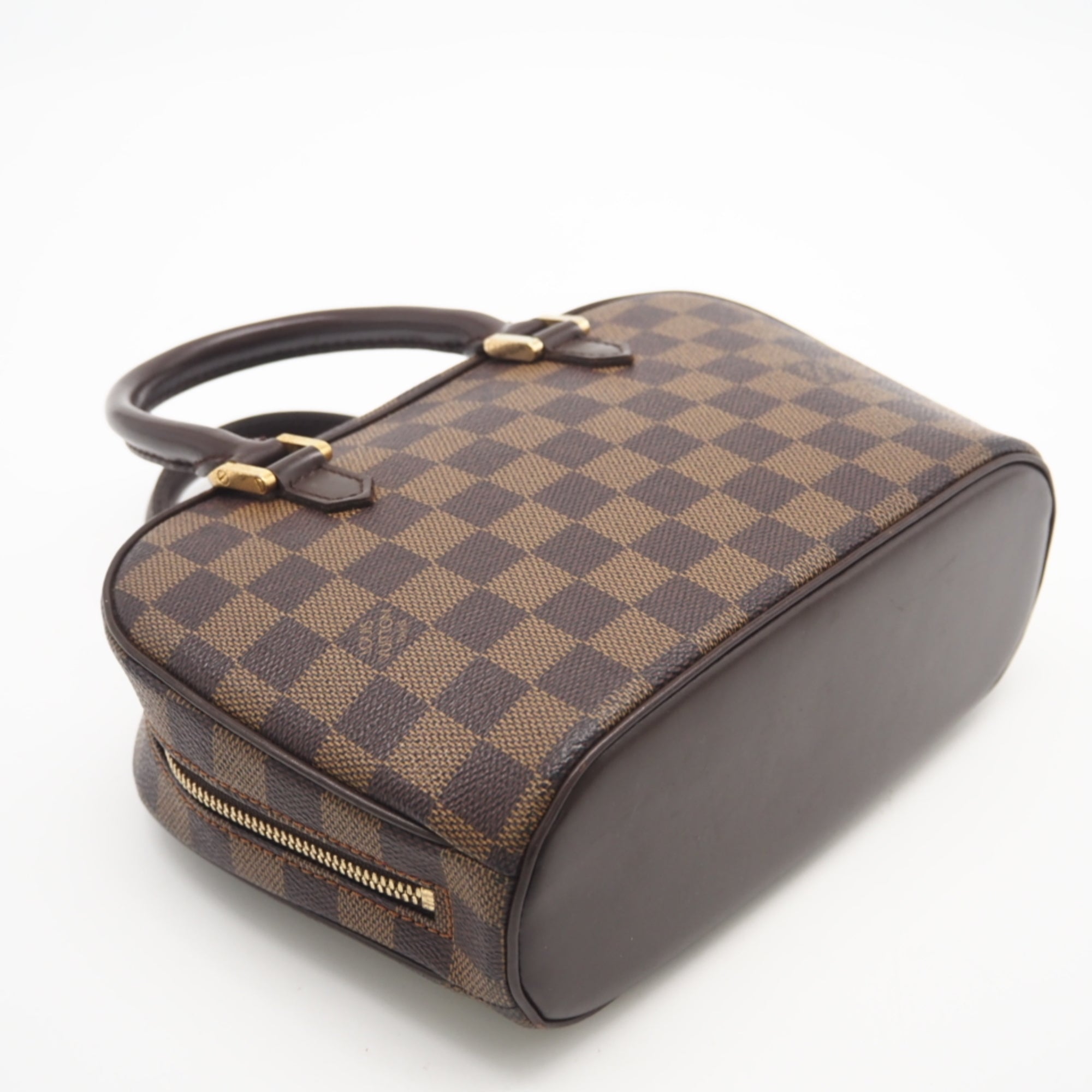 Louis Vuitton Brown Coated Canvas Leather Handbag (Pre-Owned)