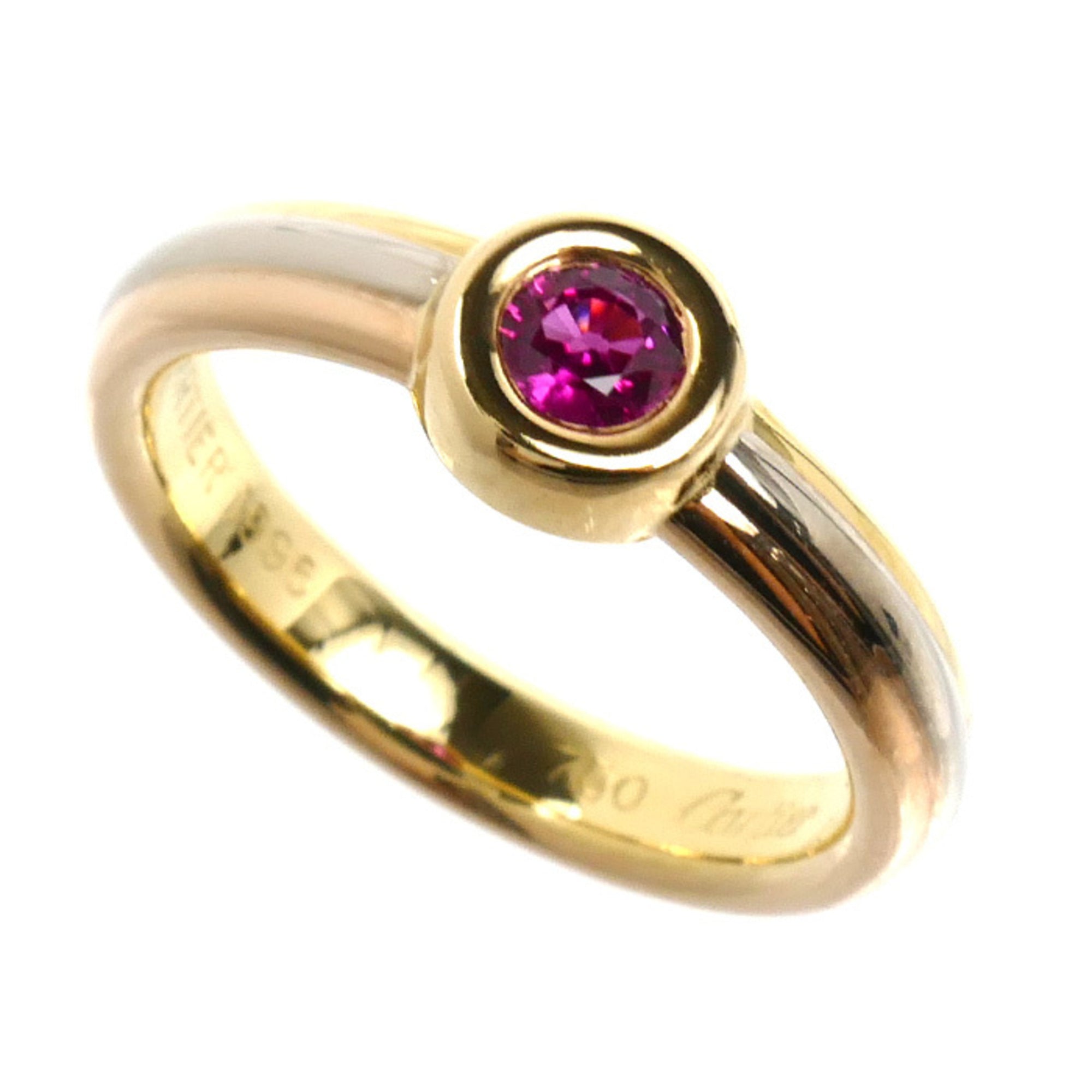 Cartier Yellow Gold (18K) Pink Gold (18K) White Gold (18K) Band Ring (Pre-Owned)