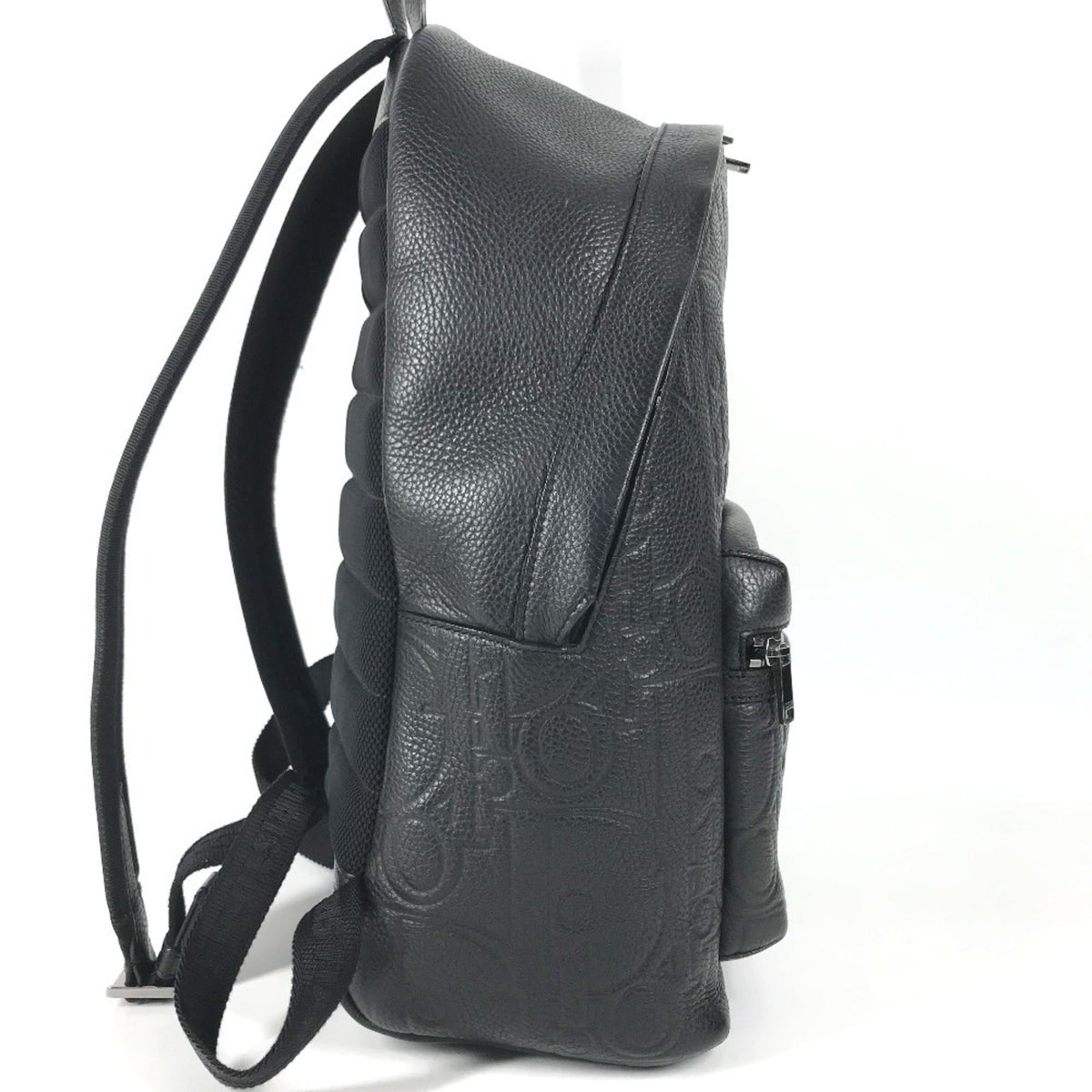 Christian Dior Black Leather Backpack (Pre-Owned)