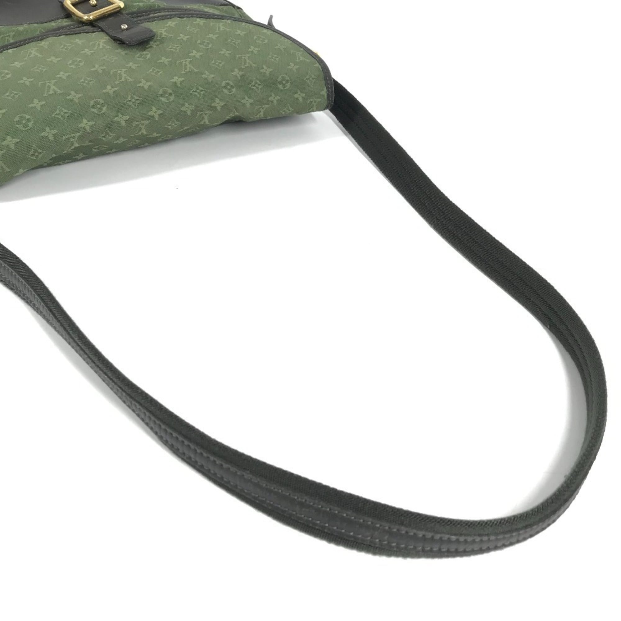 Louis Vuitton Khaki Monogram Mini Canvas Pochette Shoulder Bag (Pre-Owned)