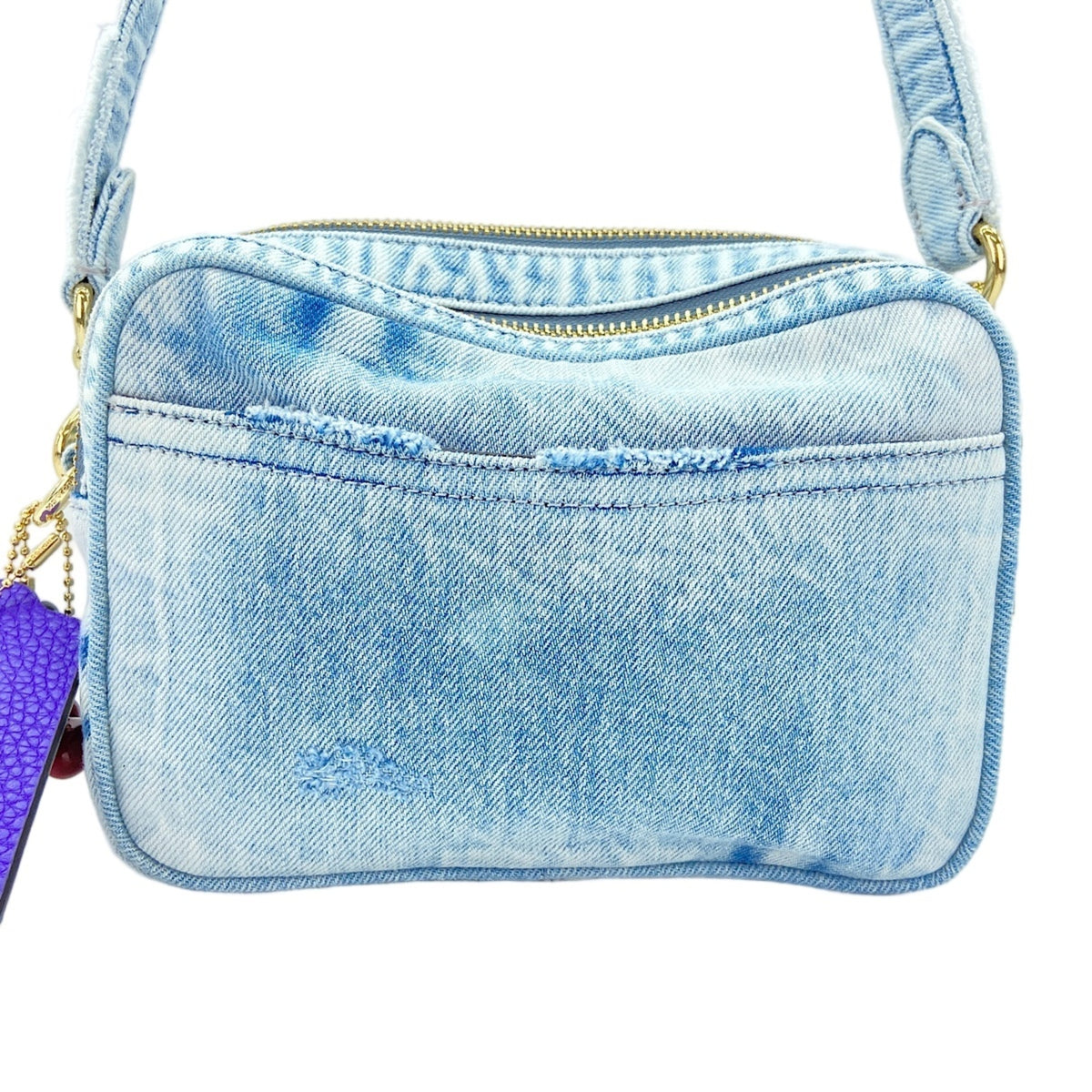 Coach Blue Shoulder Bag (Pre-Owned)