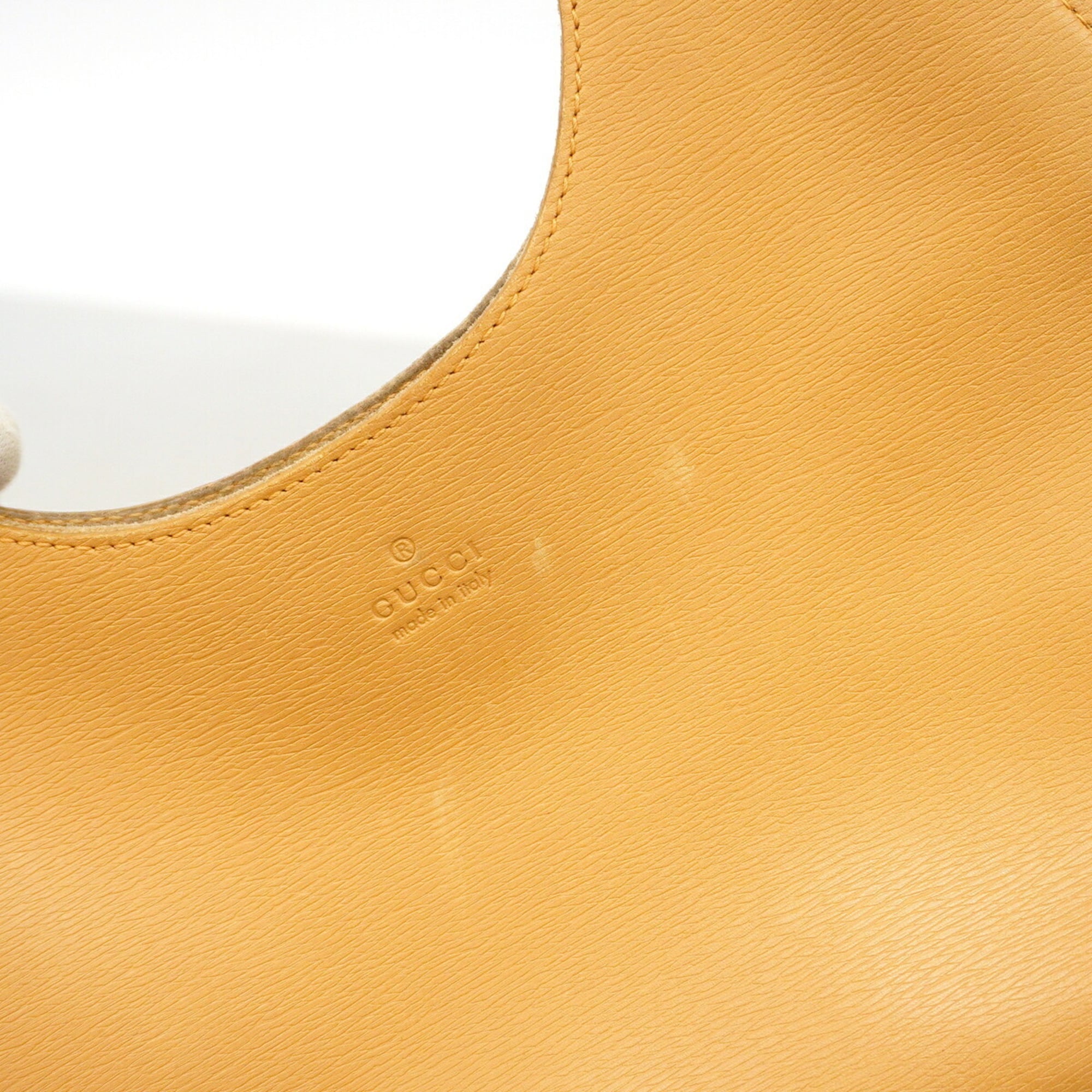 Gucci Light Brown Leather Handbag (Pre-Owned)