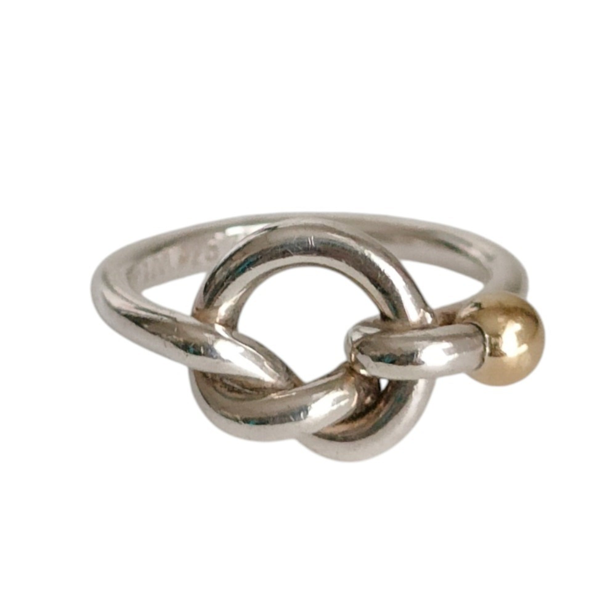 Tiffany Yellow Gold (18K) Silver 925 Band Ring (Pre-Owned)