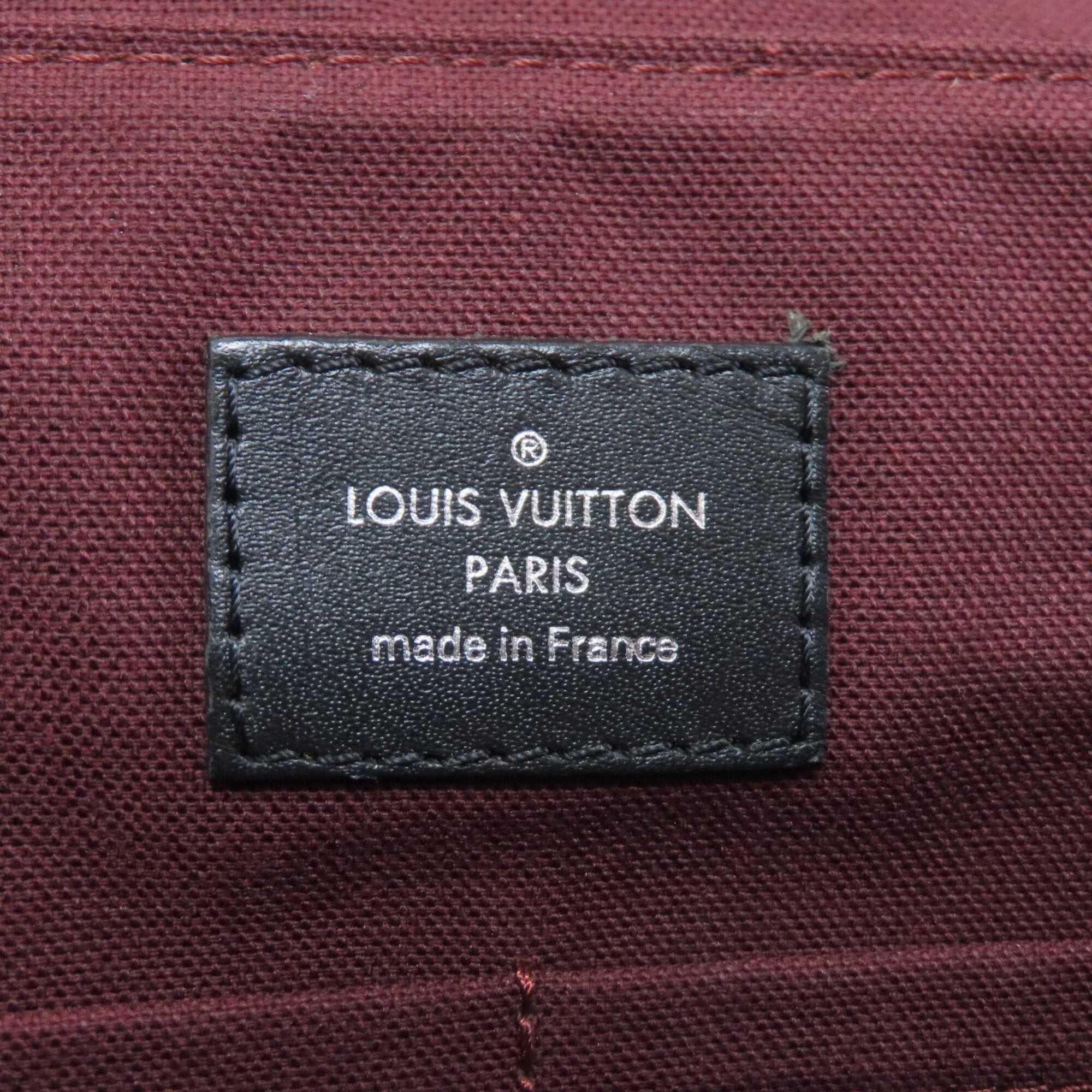 Louis Vuitton Black Brown Monogram Monogram Canvas Shoulder Bag (Pre-Owned)