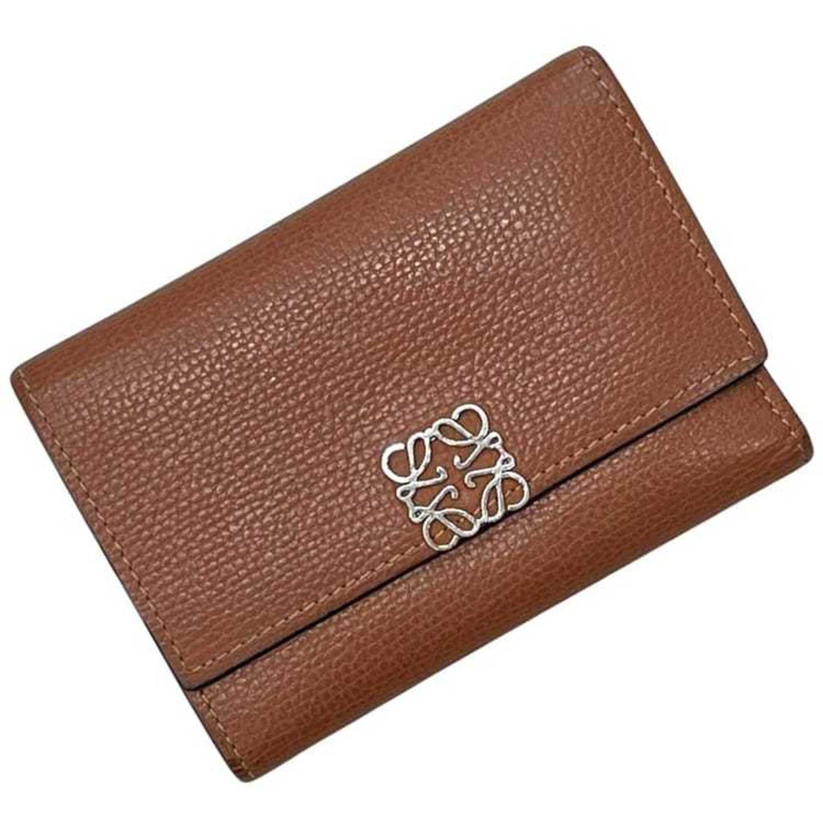 Loewe Brown Leather Wallet (Tri-Fold) (Pre-Owned)