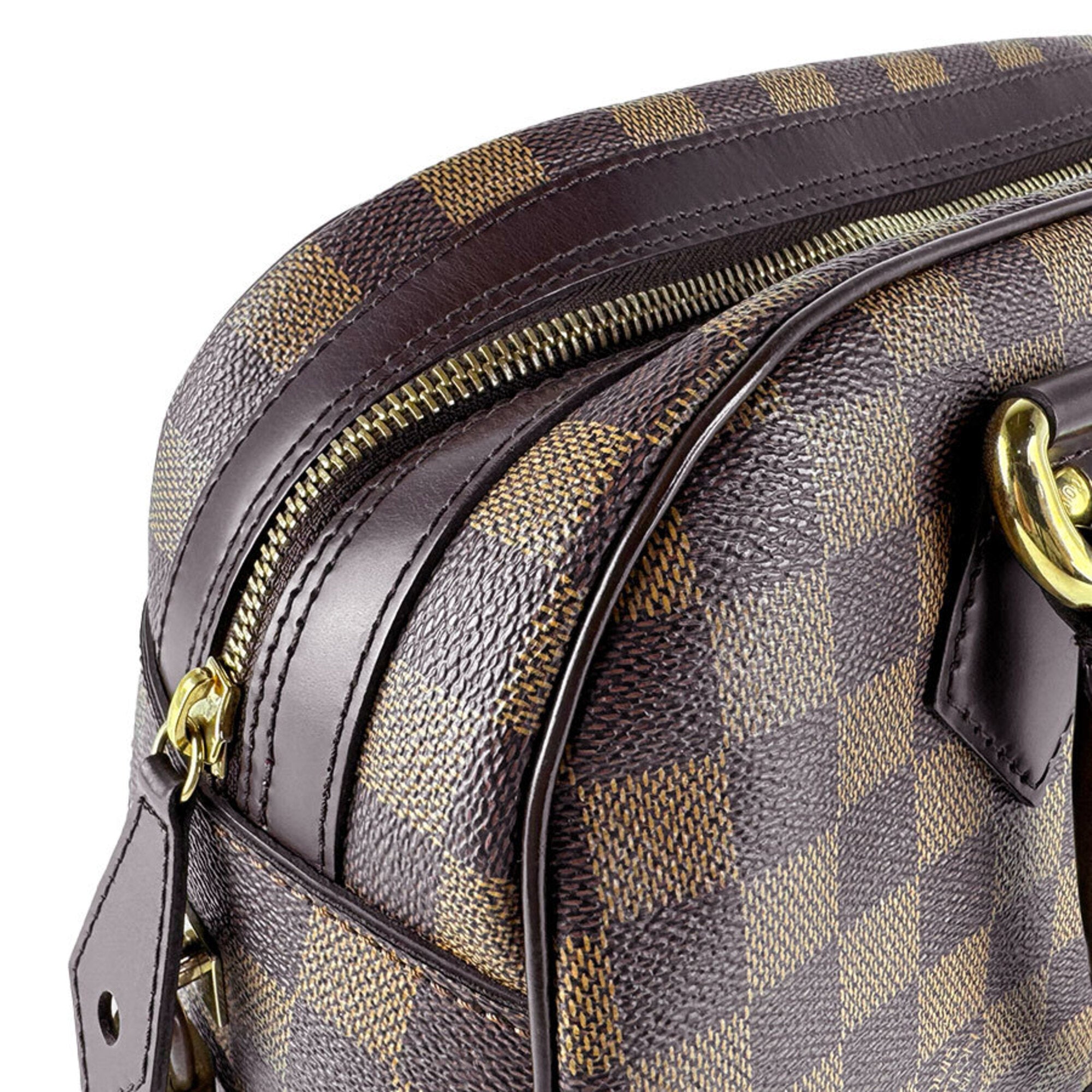 Louis Vuitton Damier Canvas Ebene Damier Canvas Handbag (Pre-Owned)