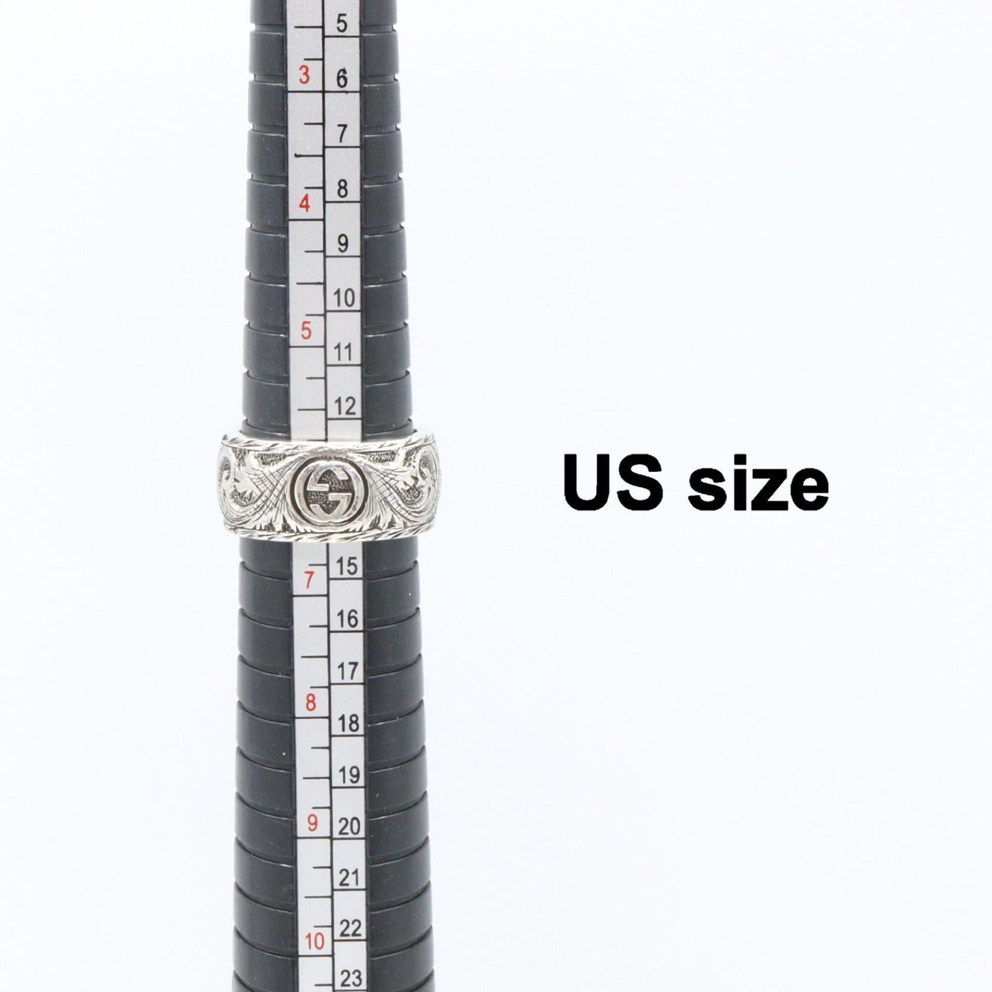 Gucci Silver Silver 925 Band Ring (Pre-Owned)