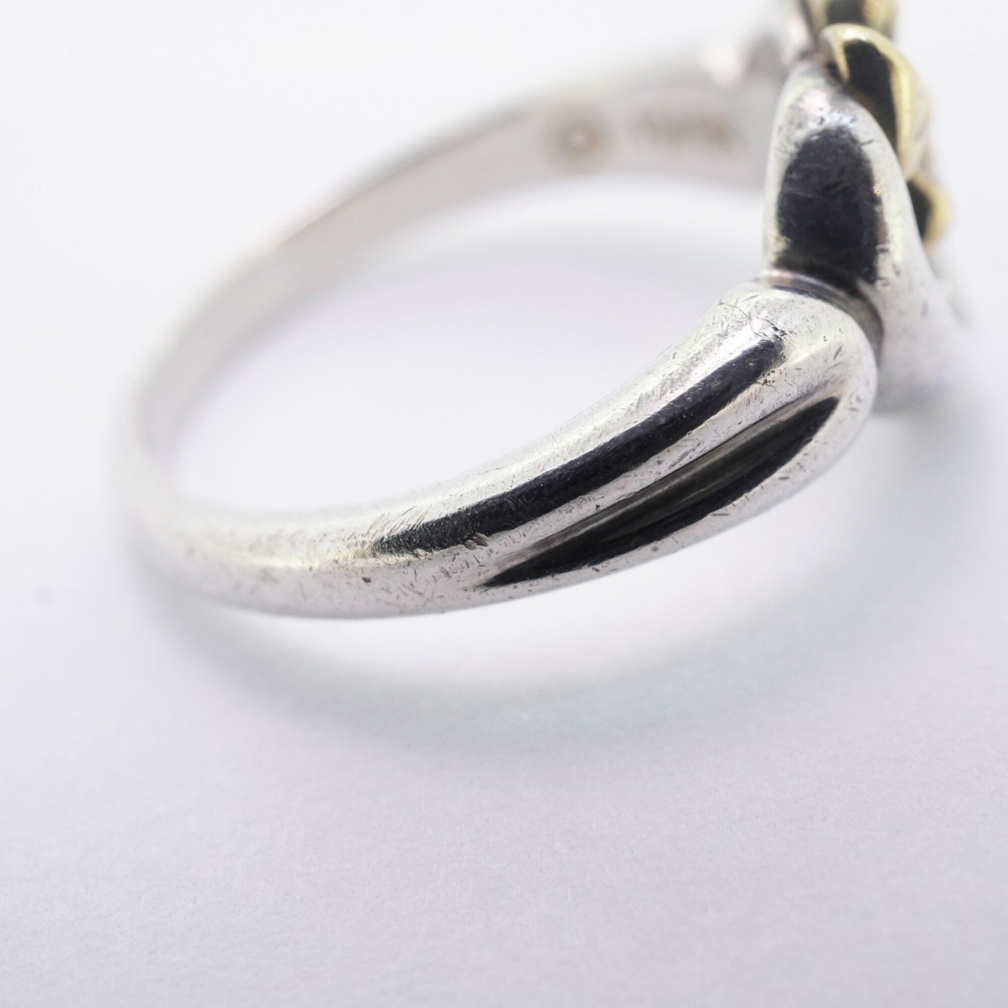 Tiffany Yellow Gold (18K) Silver 925 Band Ring (Pre-Owned)