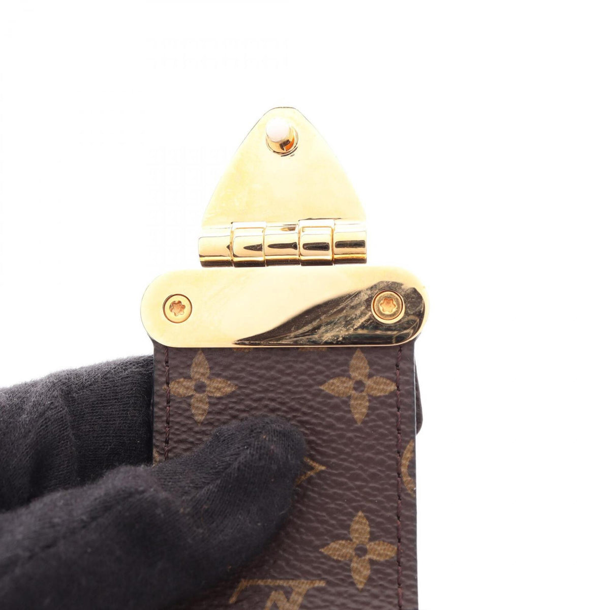 Louis Vuitton Brown Monogram Reverse Coated Canvas Handbag Shoulder Bag (Pre-Owned)