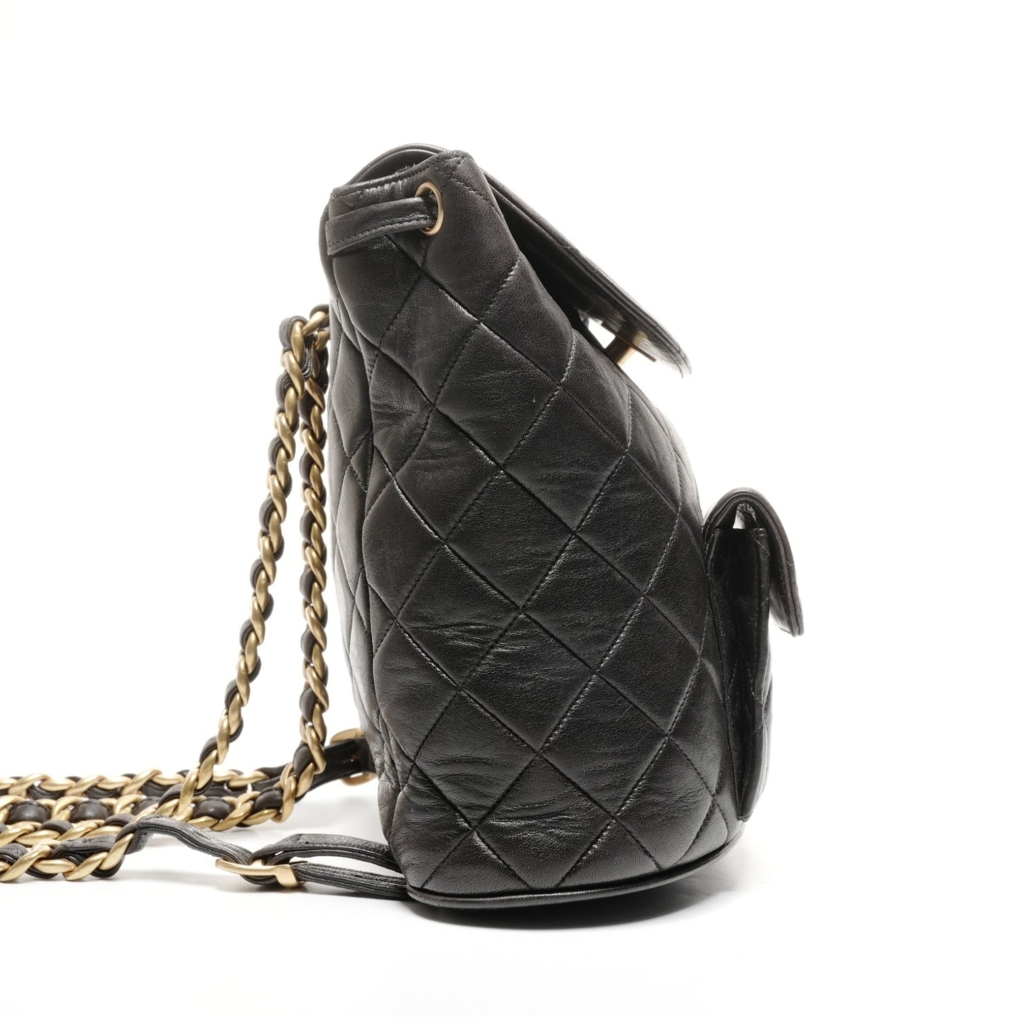 Chanel Matelasse Black Backpack (Pre-Owned)