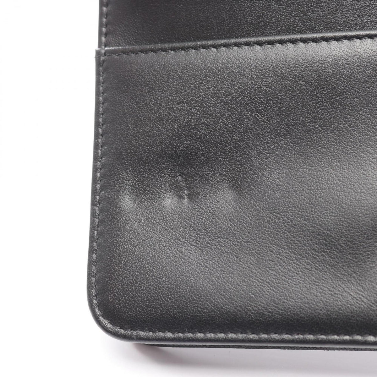Chanel Black Grained Calfskin Handbag Shoulder Bag (Pre-Owned)