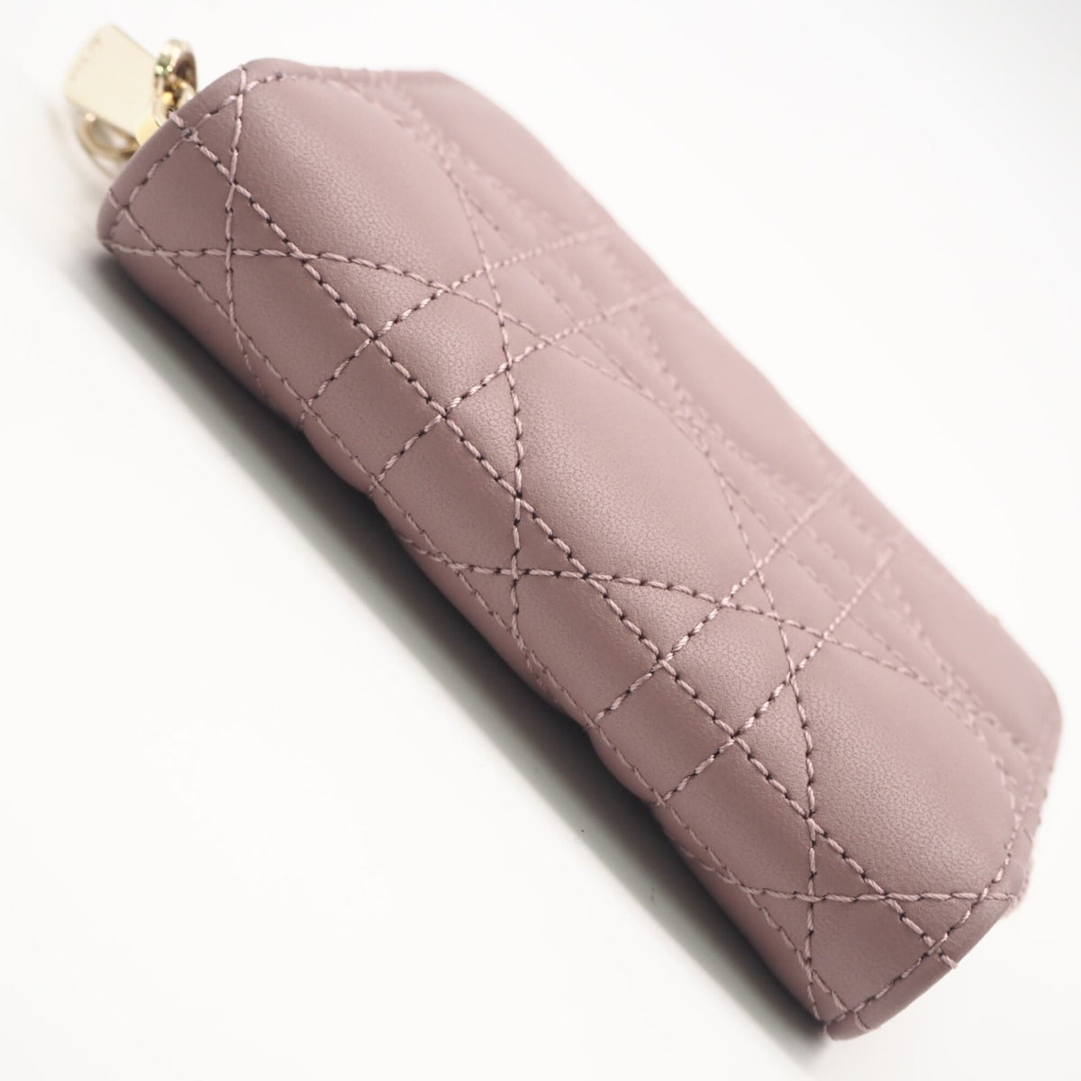 Christian Dior Purple Leather Coin Purse/Coin Case (Pre-Owned)