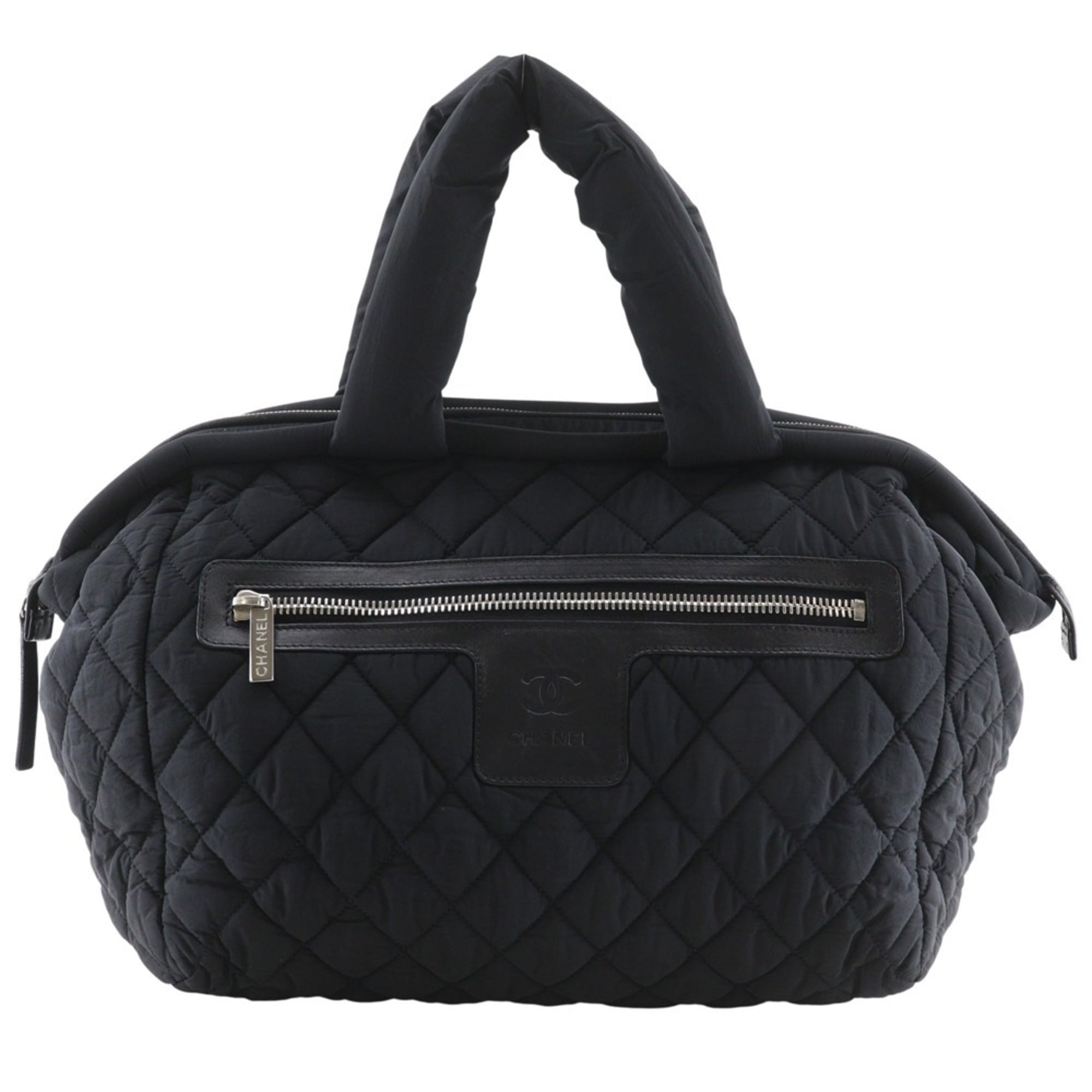 Chanel Black Nylon Boston Bag (Pre-Owned)