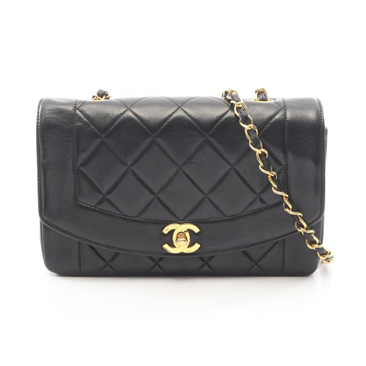 Chanel Black Handbag Shoulder Bag (Pre-Owned)