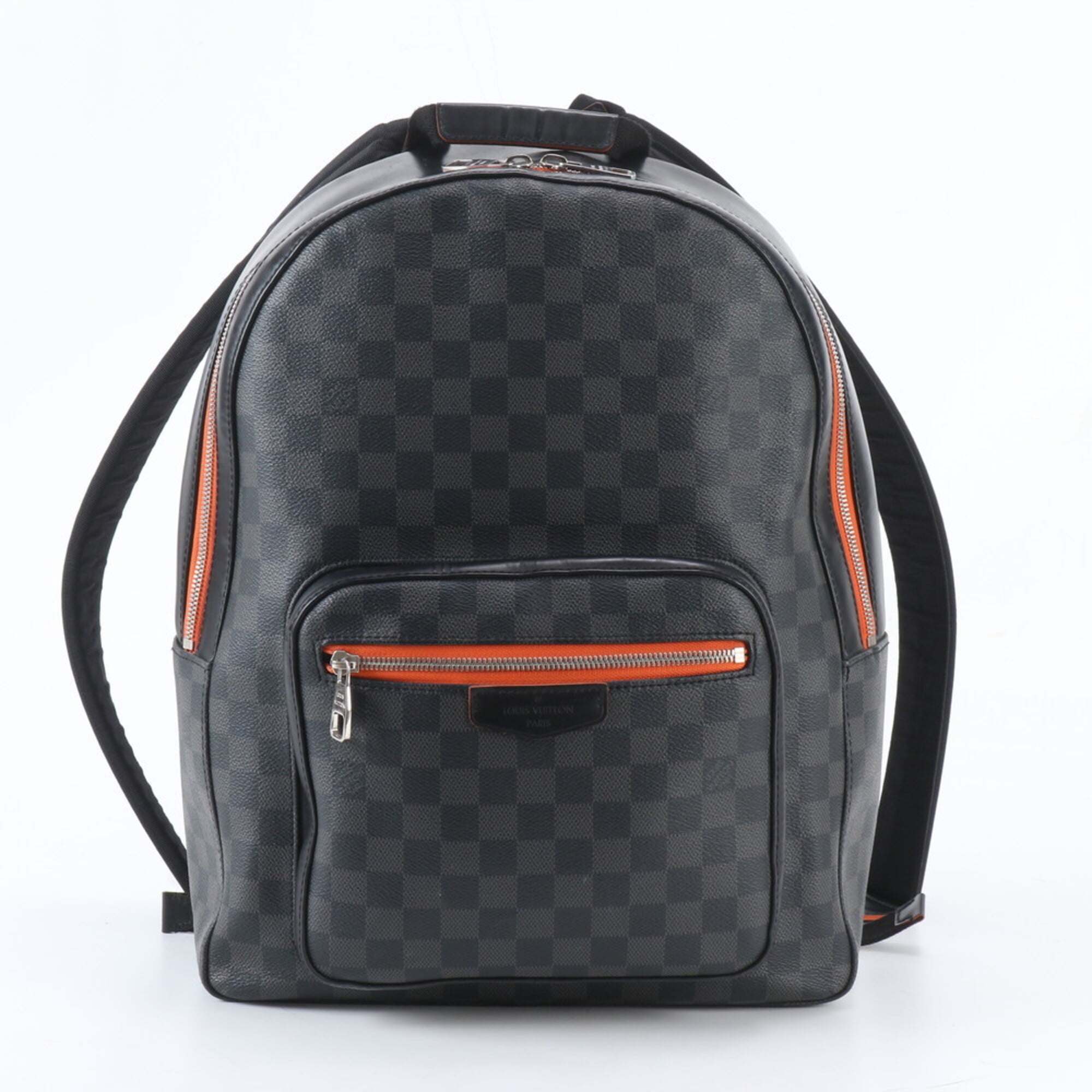 Louis Vuitton Damier Graphite Leather Coated Canvas Backpack Handbag (Pre-Owned)
