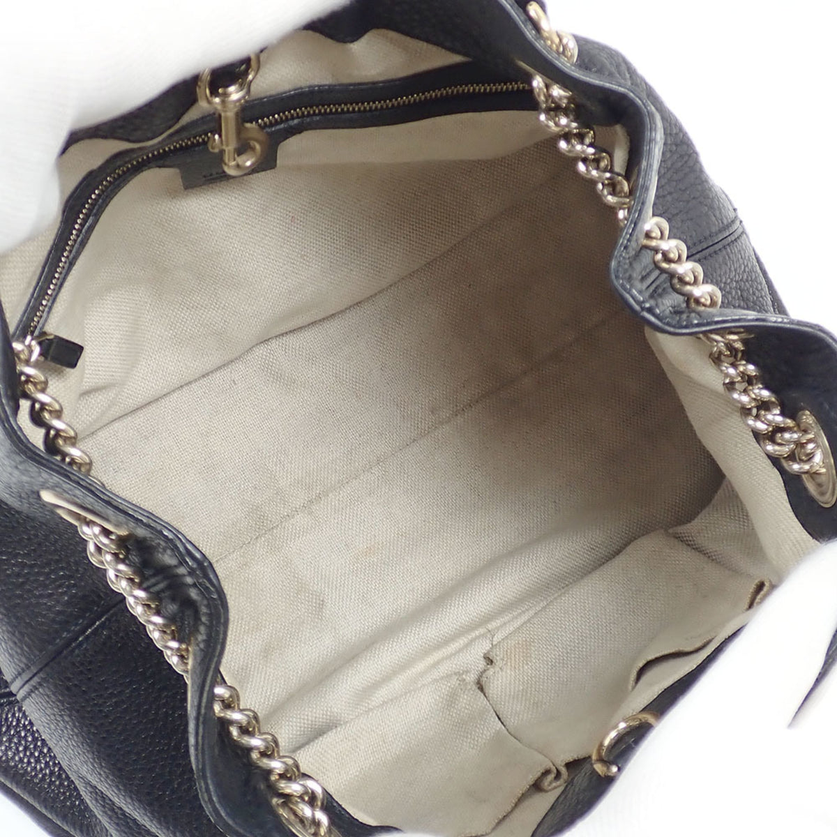 Gucci Black Leather Shoulder Bag (Pre-Owned)
