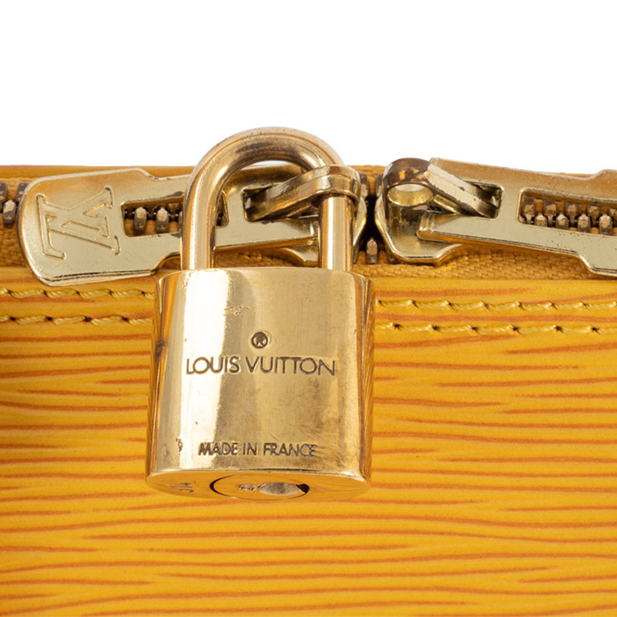 Louis Vuitton Yellow Epi Leather Handbag (Pre-Owned)