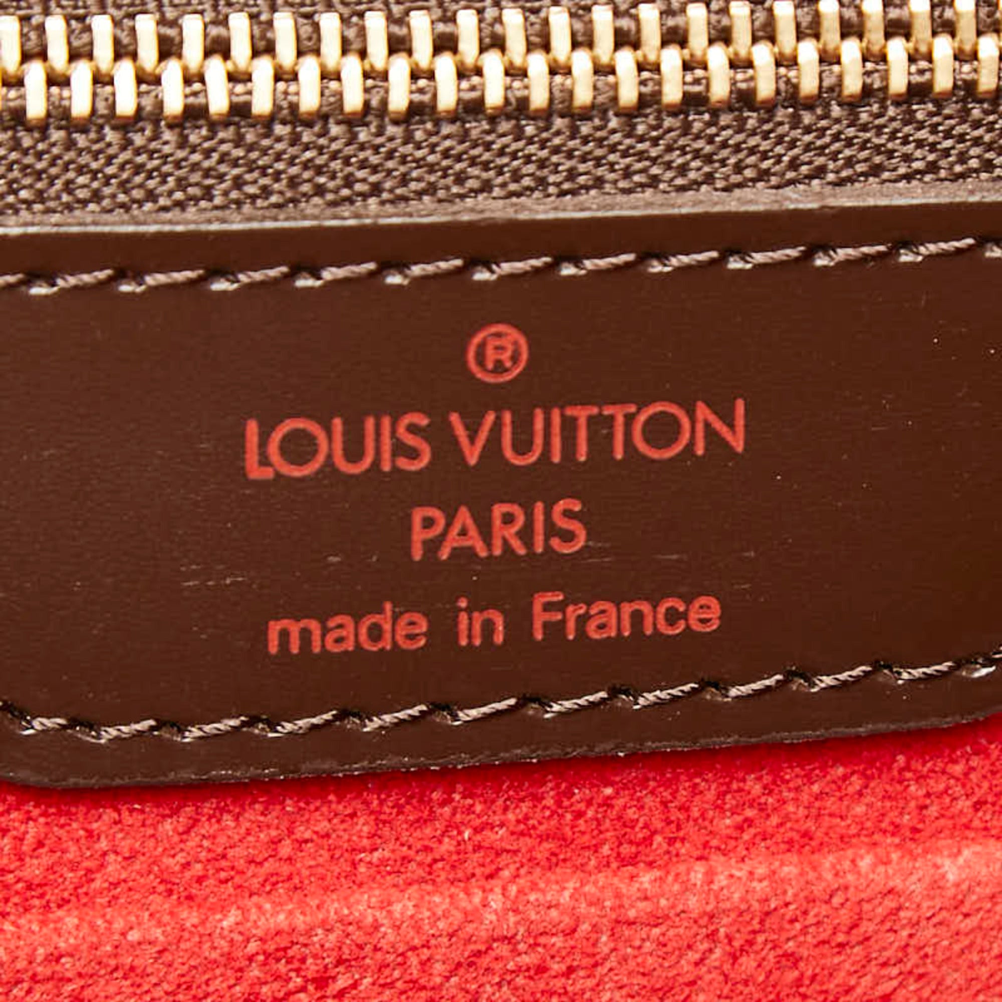 Louis Vuitton Damier Brown Pvc Leather Shoulder Bag Tote Bag (Pre-Owned)