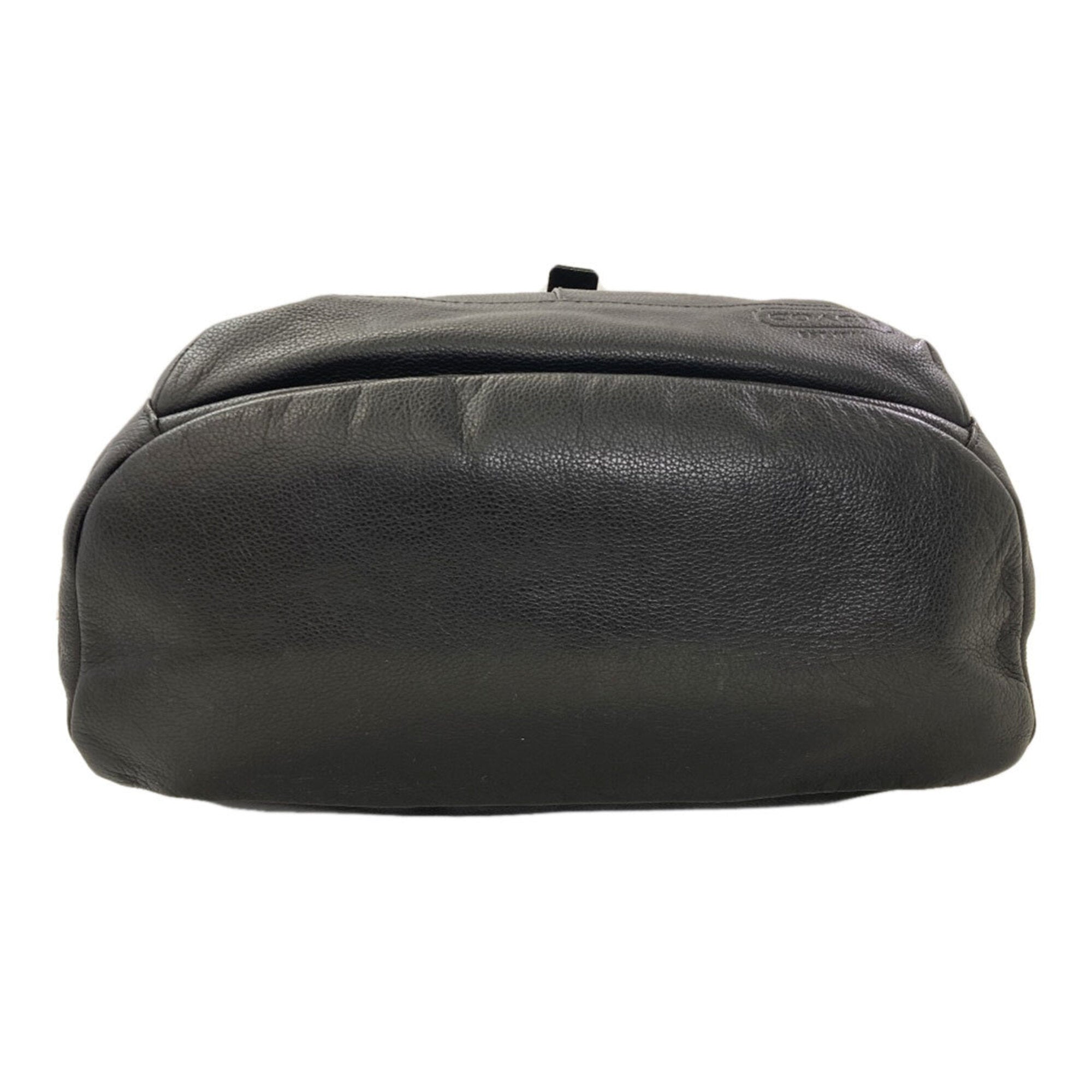 Coach Black Leather Backpack (Pre-Owned)