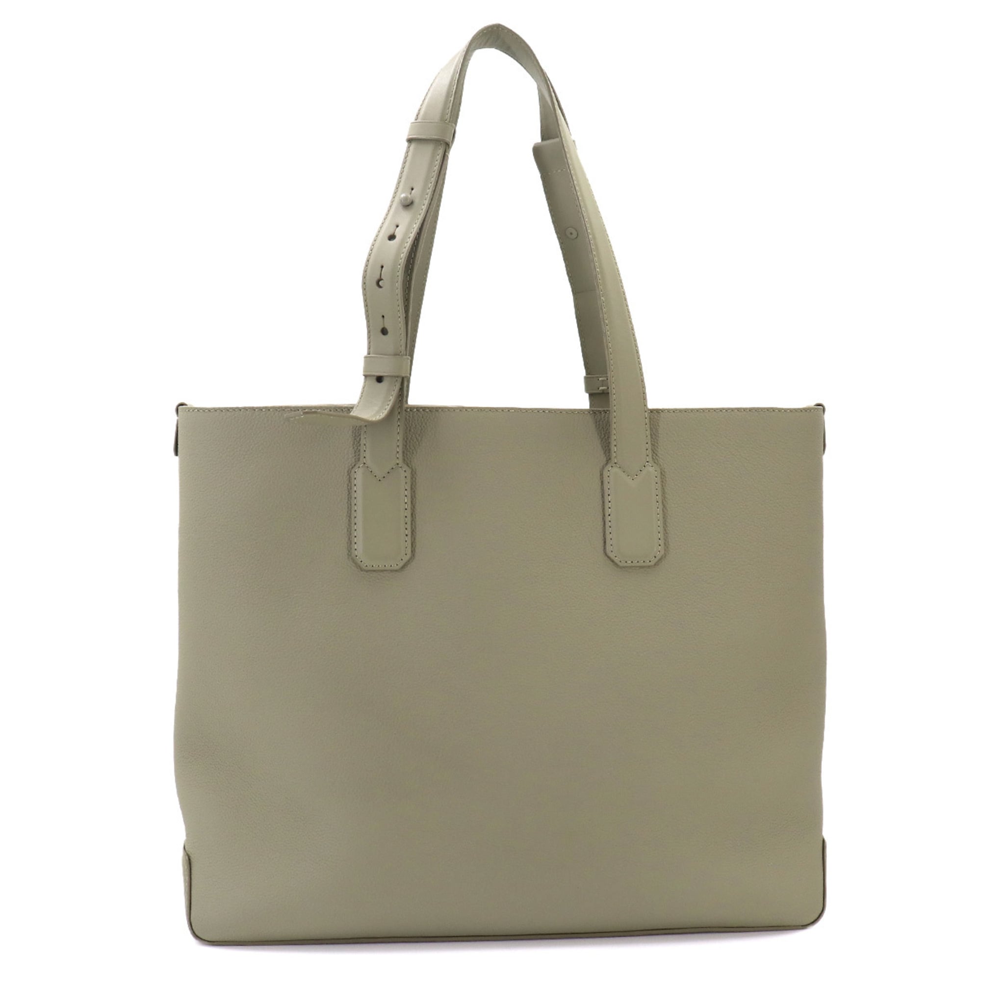 Louis Vuitton Silver Leather Tote Bag (Pre-Owned)