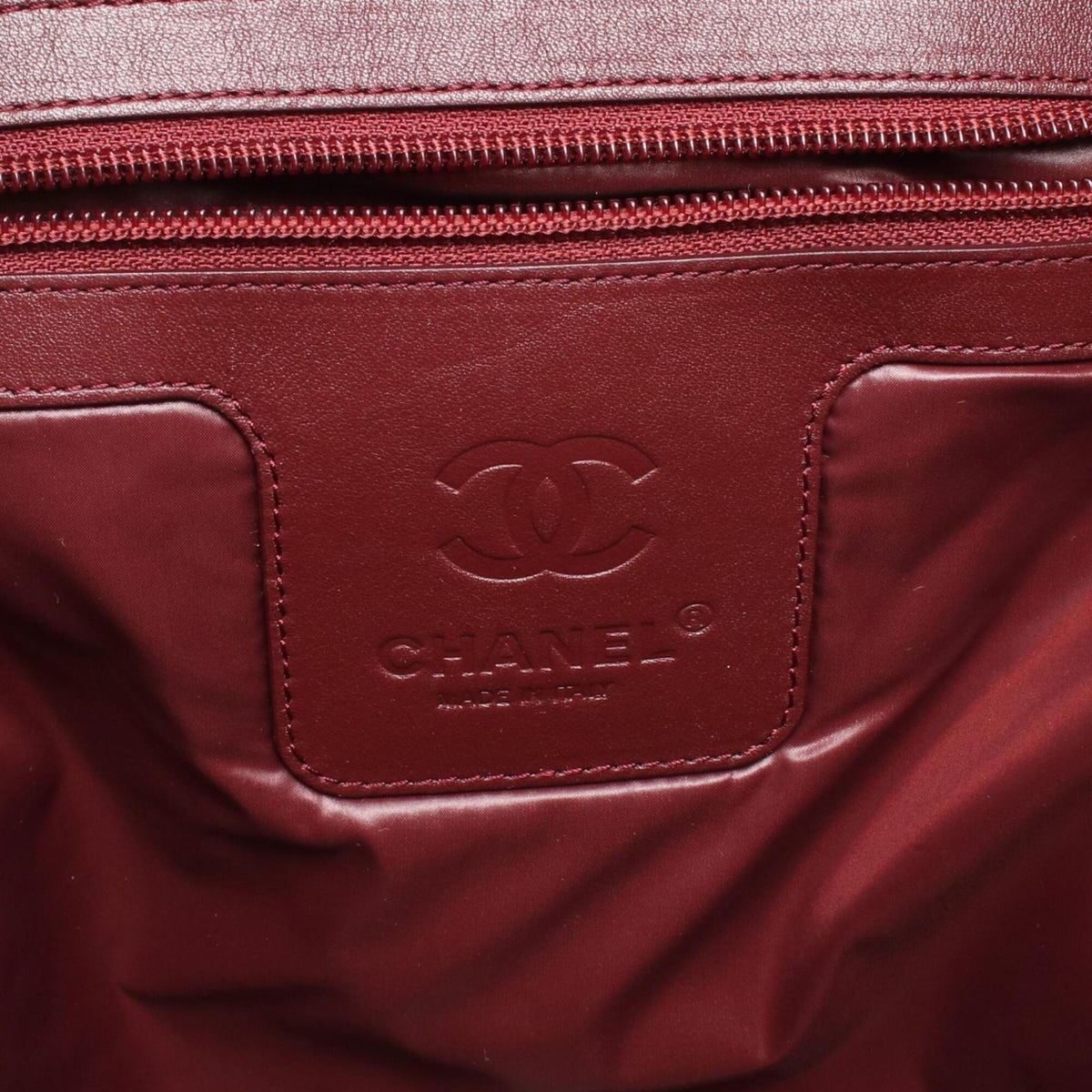 Chanel Black Nylon Leather Backpack (Pre-Owned)