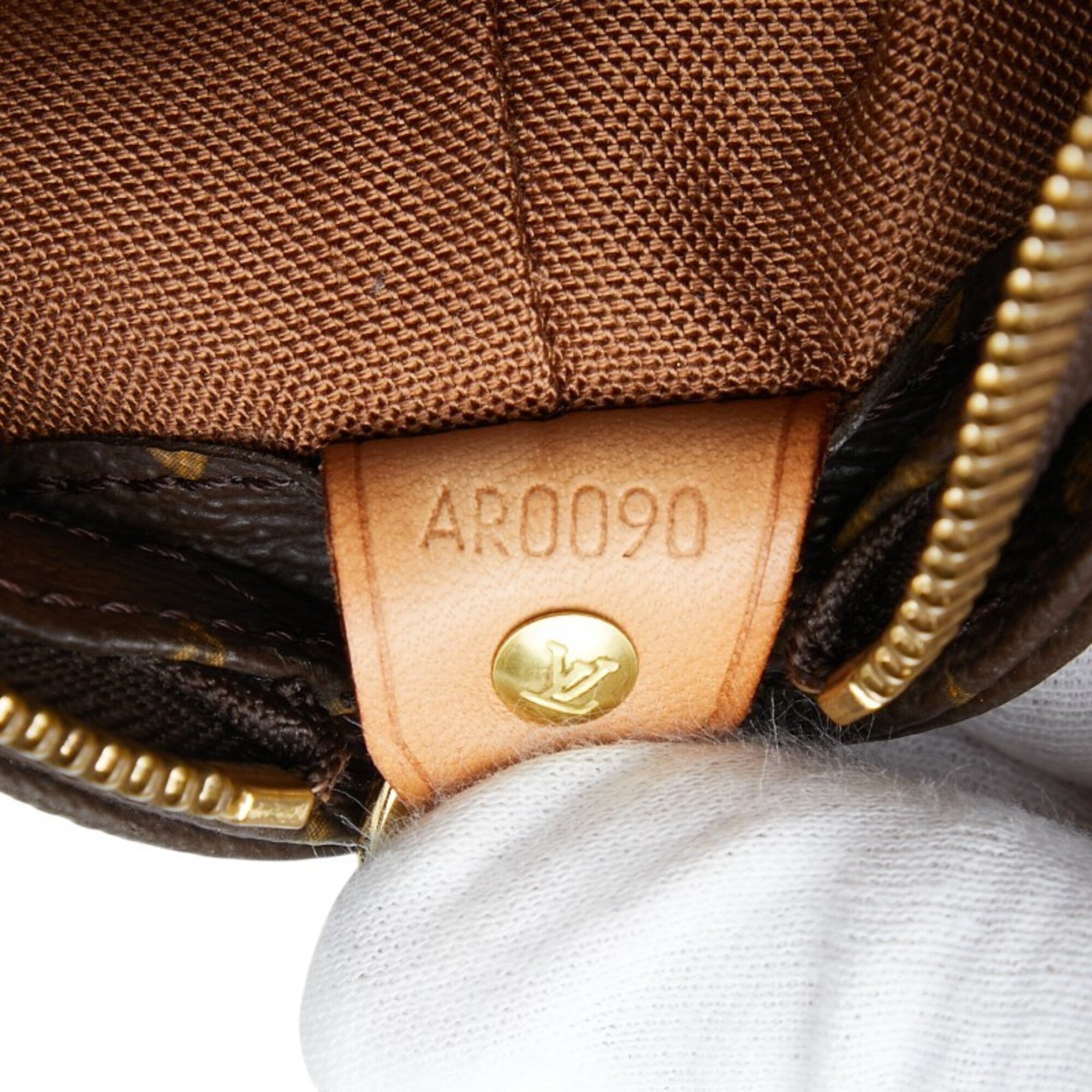 Louis Vuitton Brown Pvc Leather Tote Bag (Pre-Owned)