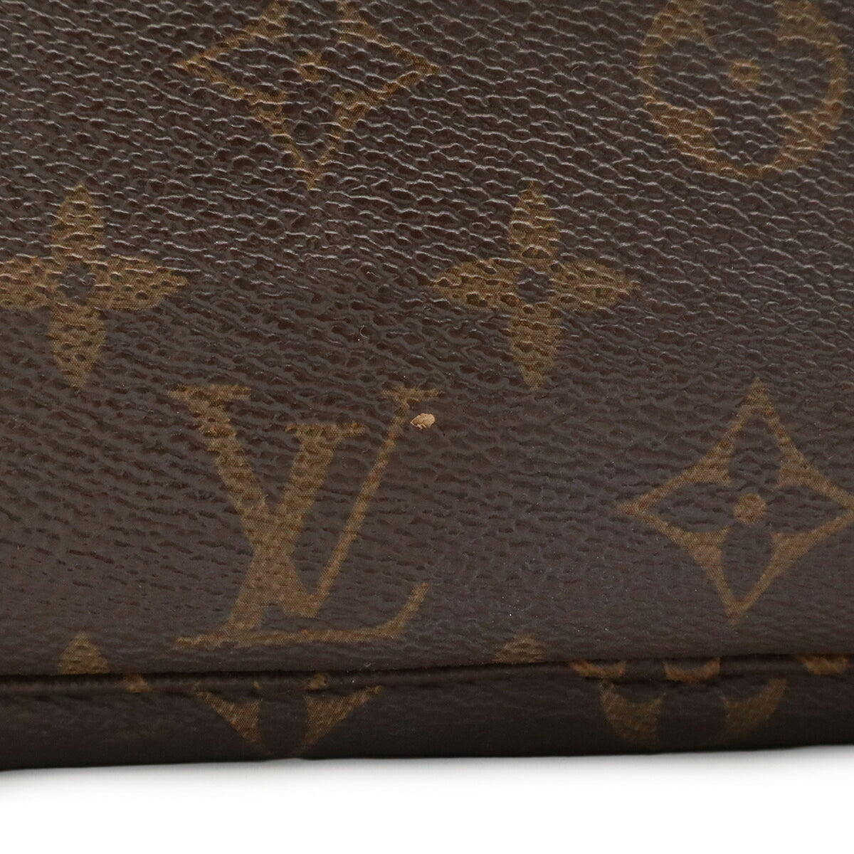 Louis Vuitton Brown Galle Monogram White Monogram Shoulder Bag Tote Bag (Pre-Owned)