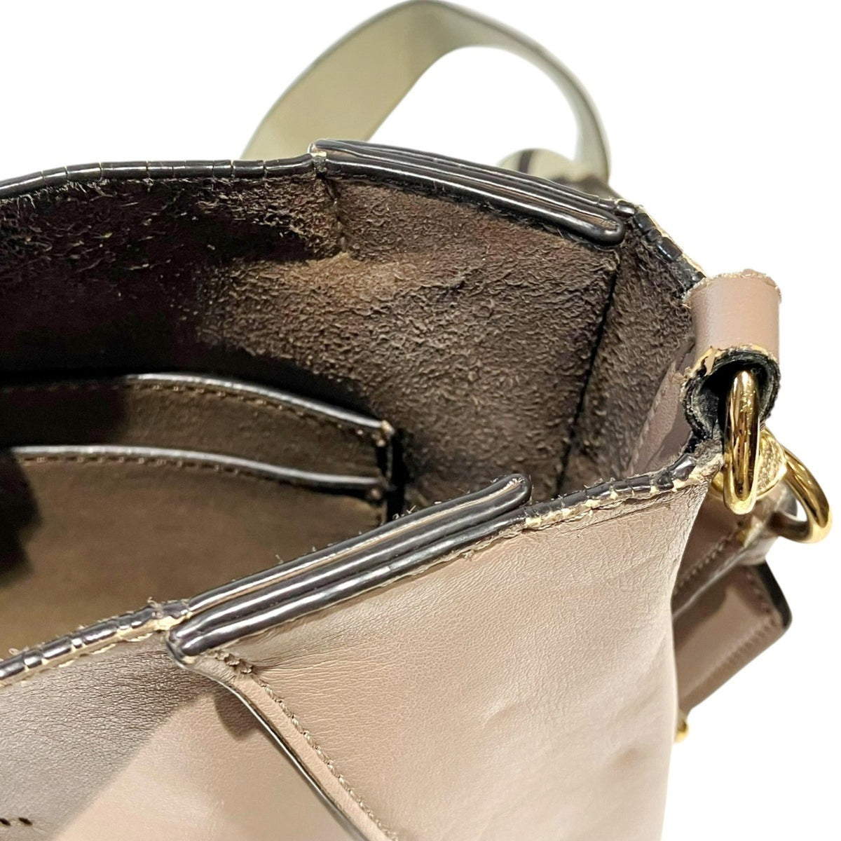 Stella Mccartney Beige Leather Shoulder Bag (Pre-Owned)