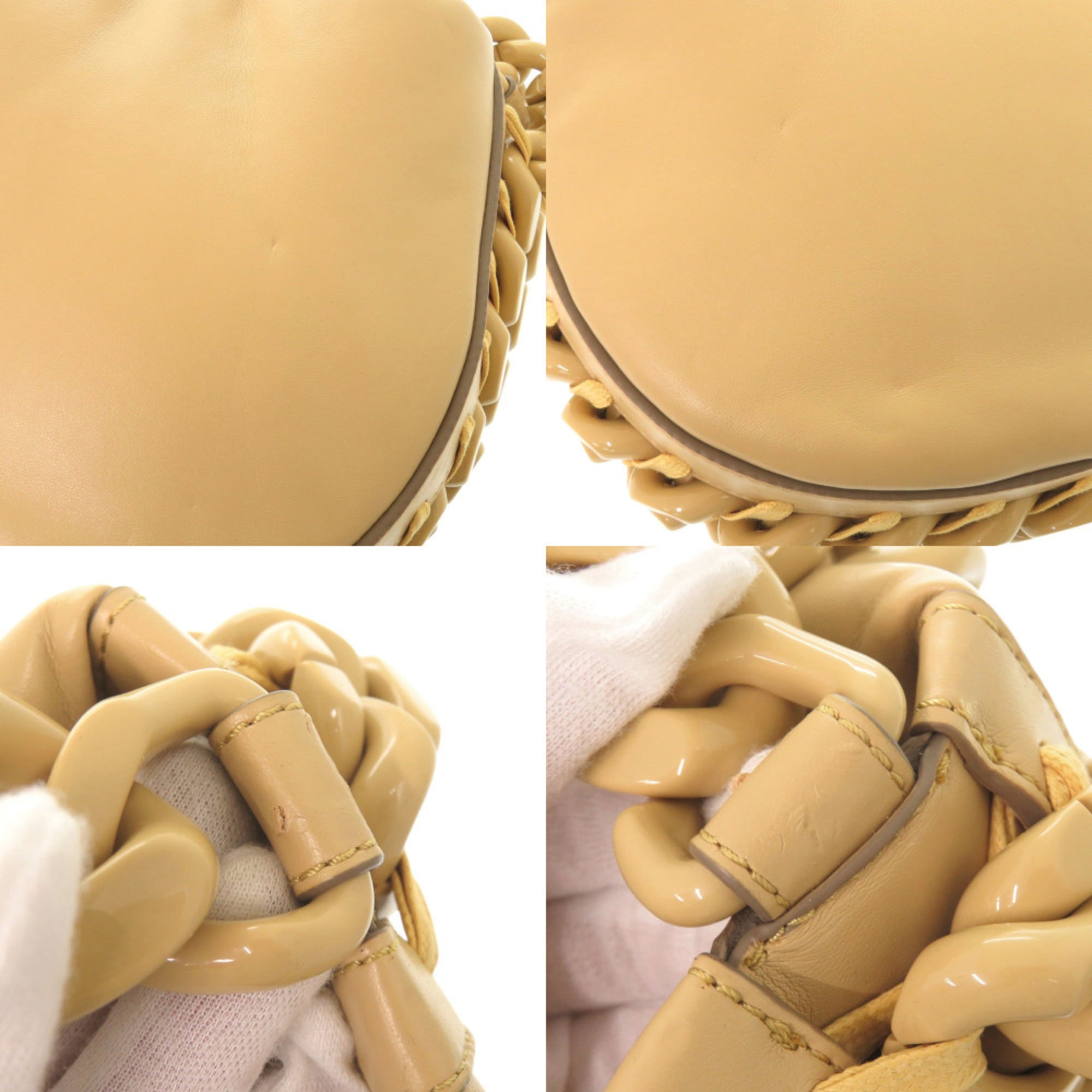 Stella Mccartney Beige Polyester Elastane Shoulder Bag (Pre-Owned)