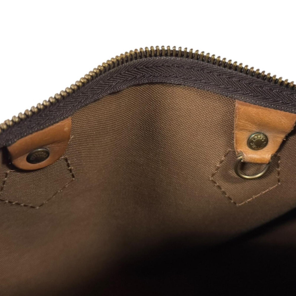 Louis Vuitton Brown Monogram Canvas Handbag (Pre-Owned)