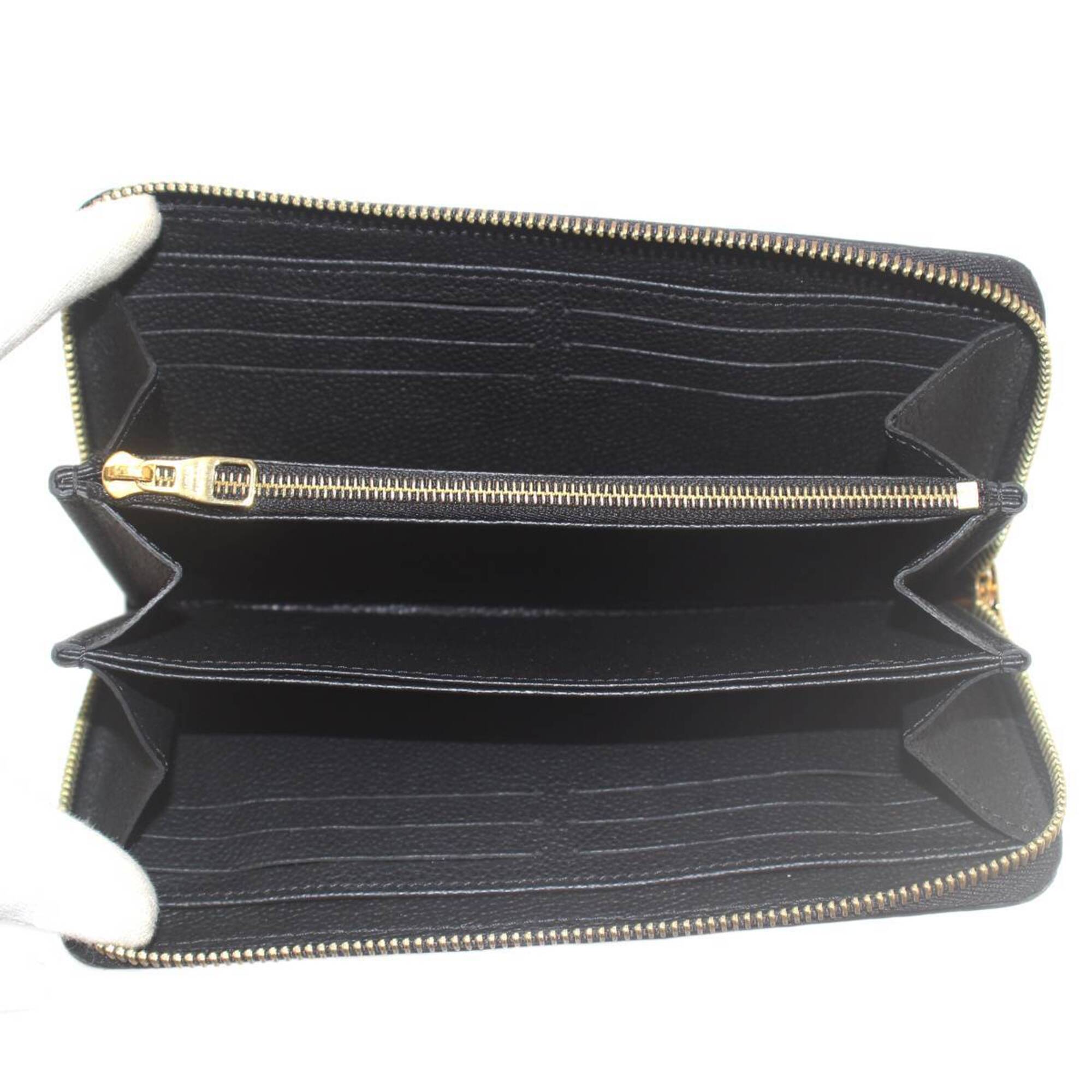 Louis Vuitton Monogram Empreinte Black Monogram Empreinte Long Wallet (Bi-Fold) (Pre-Owned)