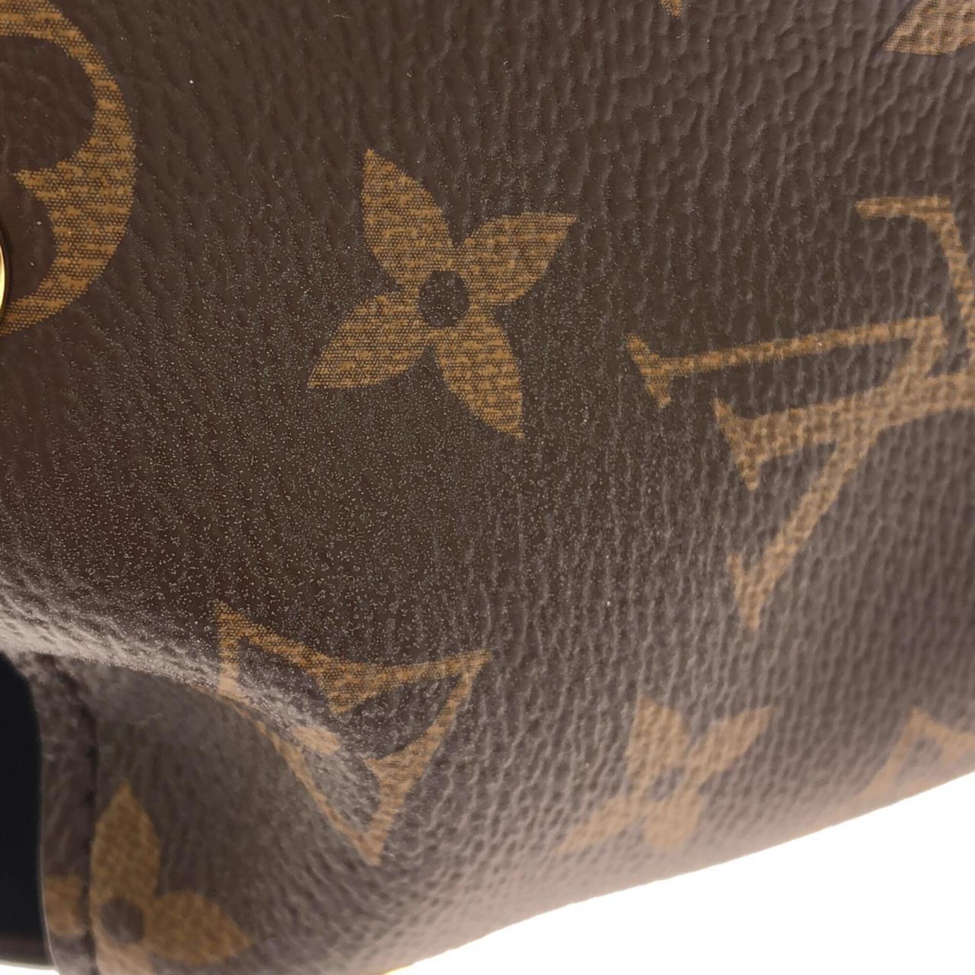 Louis Vuitton Brown Coated Canvas Handbag (Pre-Owned)