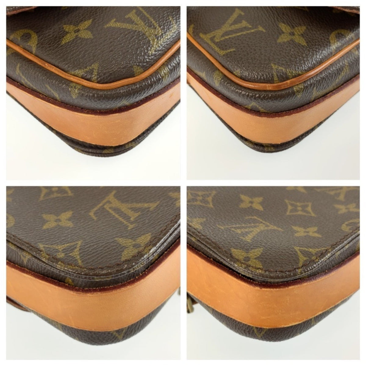 Louis Vuitton Monogram Brown Pvc Leather Pochette Shoulder Bag (Pre-Owned)