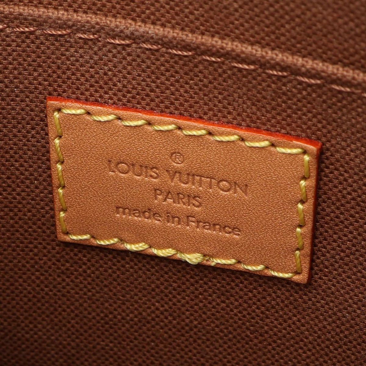 Louis Vuitton Brown Monogram Coated Canvas Handbag (Pre-Owned)