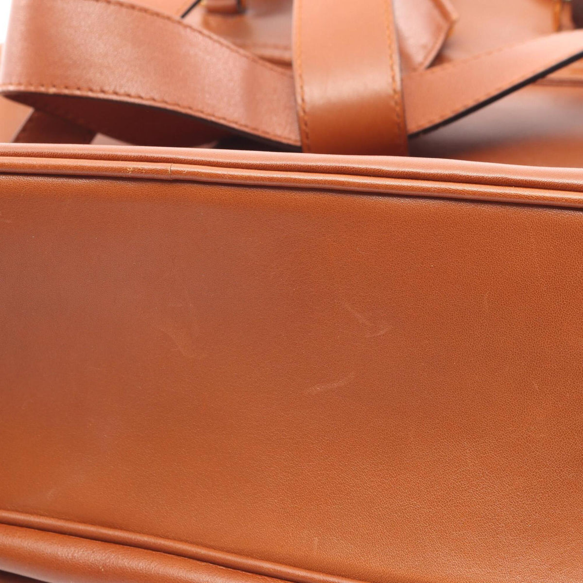 Gucci Brown Leather Backpack (Pre-Owned)