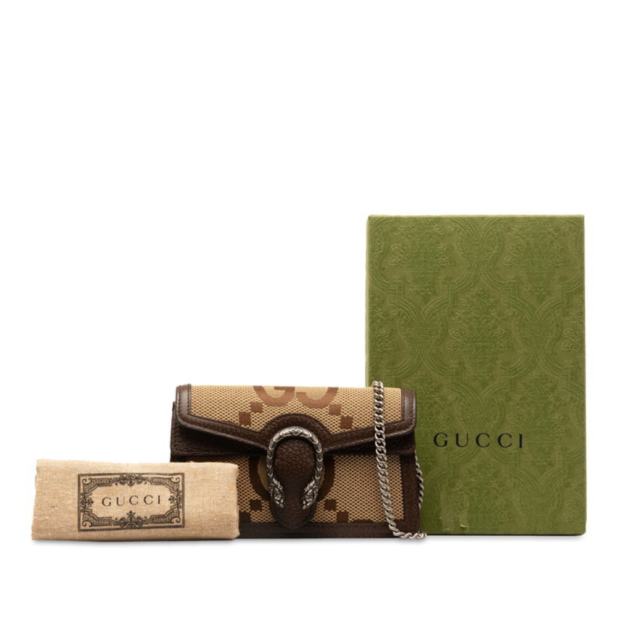 Gucci Gg Canvas Brown Gg Canvas Shoulder Bag (Pre-Owned)