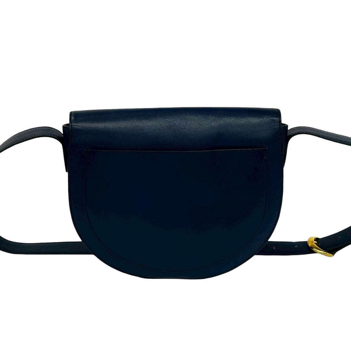 Christian Dior Navy Leather Shoulder Bag (Pre-Owned)