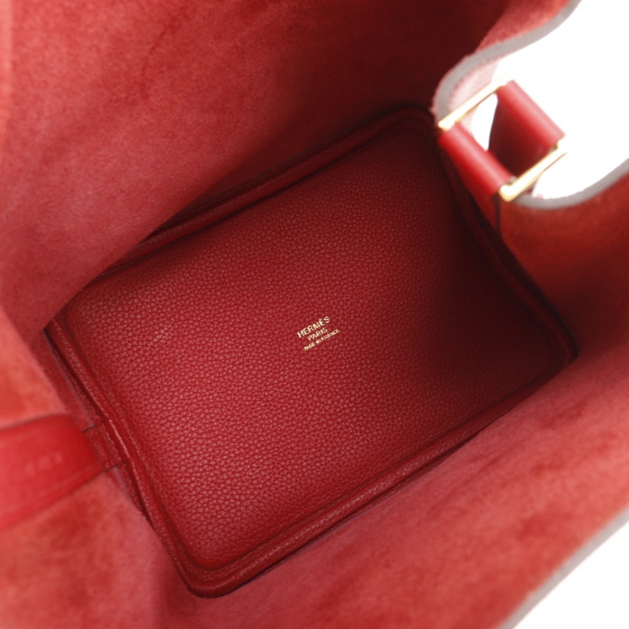 Hermes Picotin Red Color Handbag (Pre-Owned)