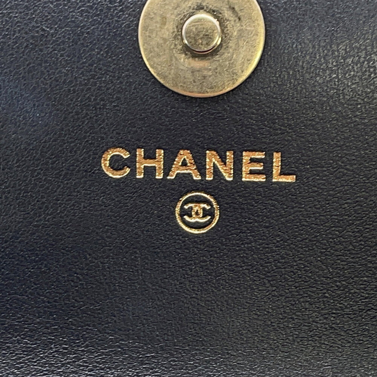 Chanel Gunmetal Grained Calfskin Handbag Shoulder Bag (Pre-Owned)